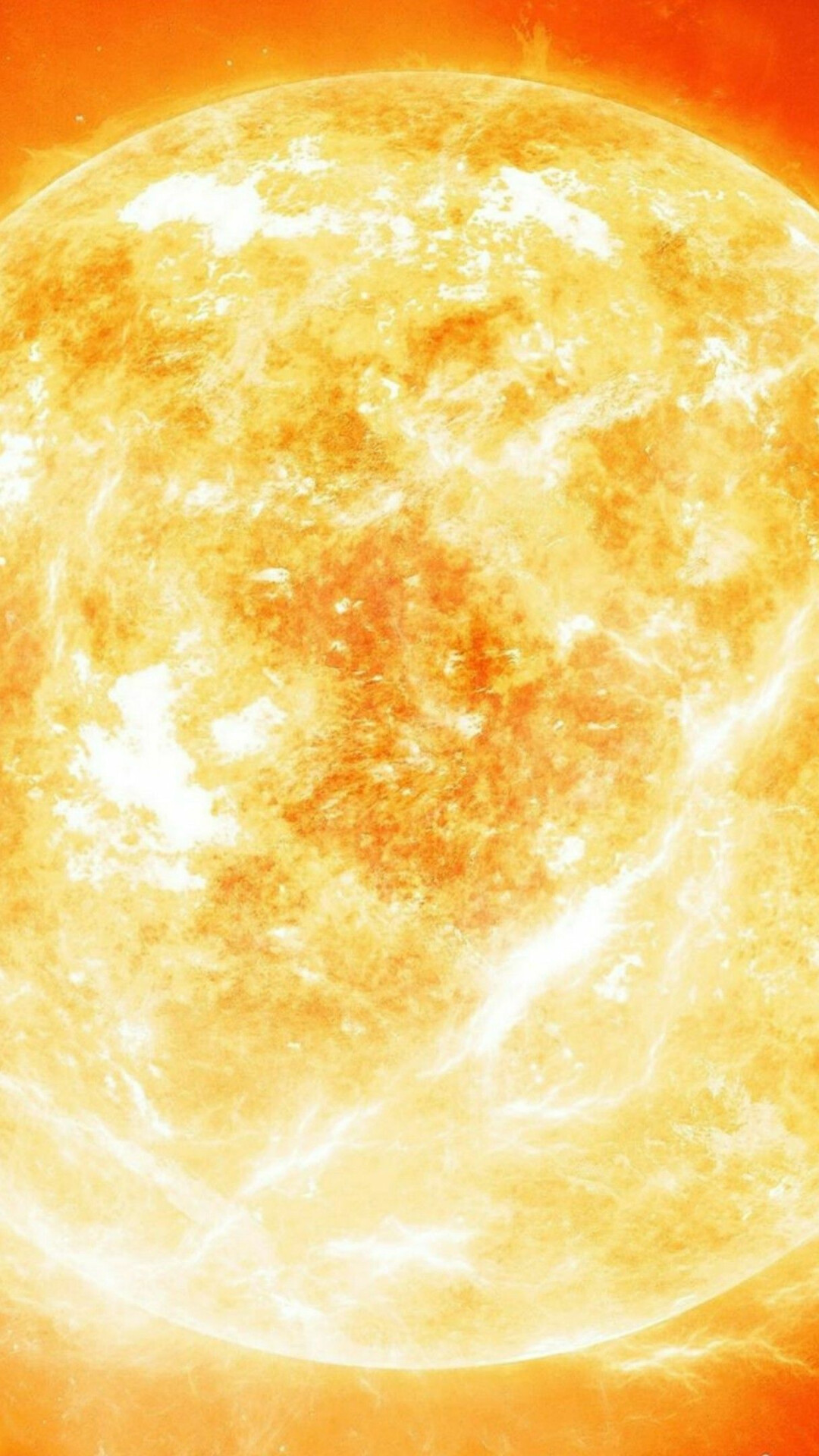Kosmische Sonne, Brillante Strahlen, Himmlisches Glhen, Astrale Schnheit, 1080x1920 Full HD Handy