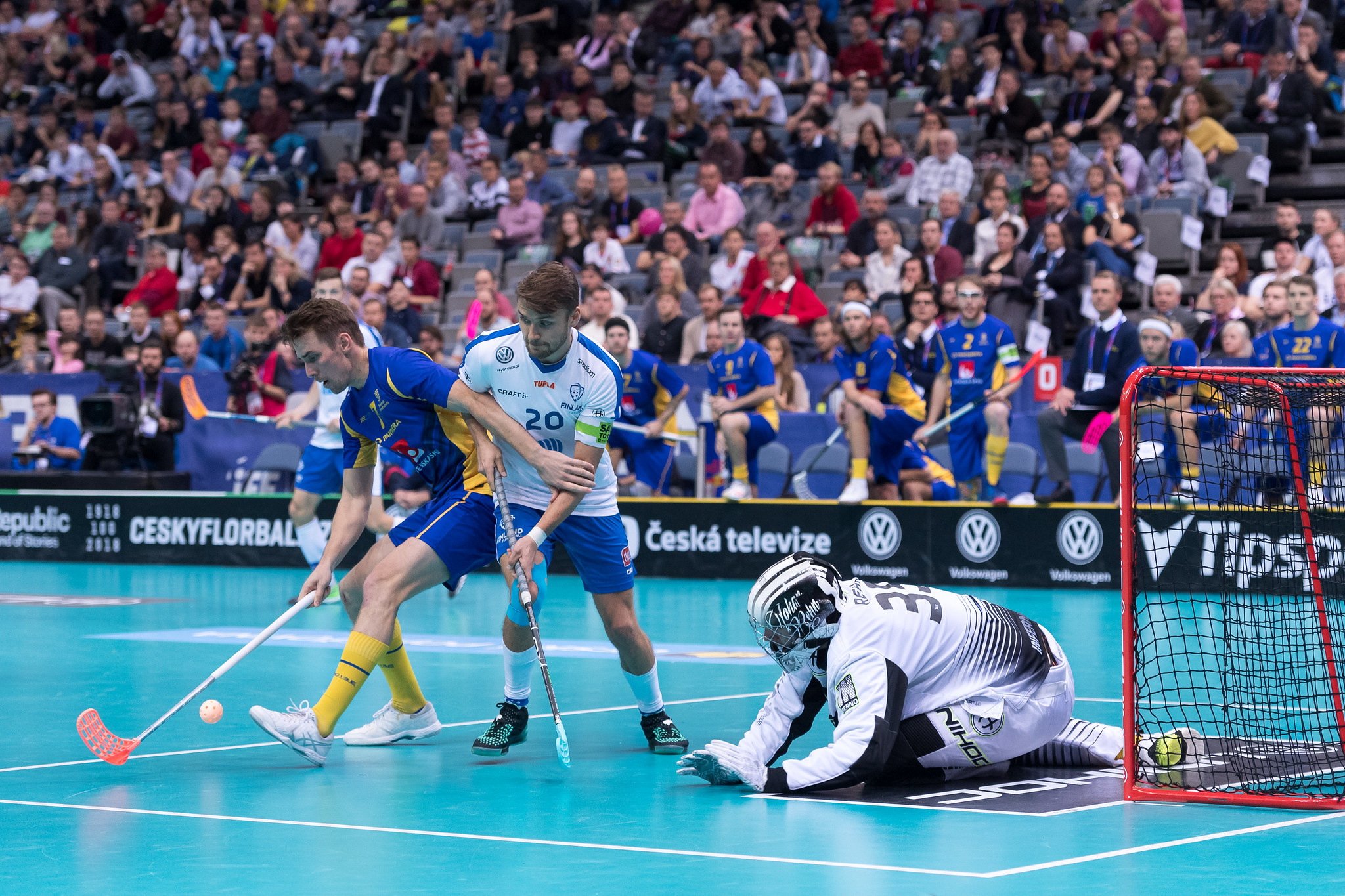 Floorball: A type of competitive team sport that was invented in Sweden in the late 1960s. 2050x1370 HD Wallpaper.
