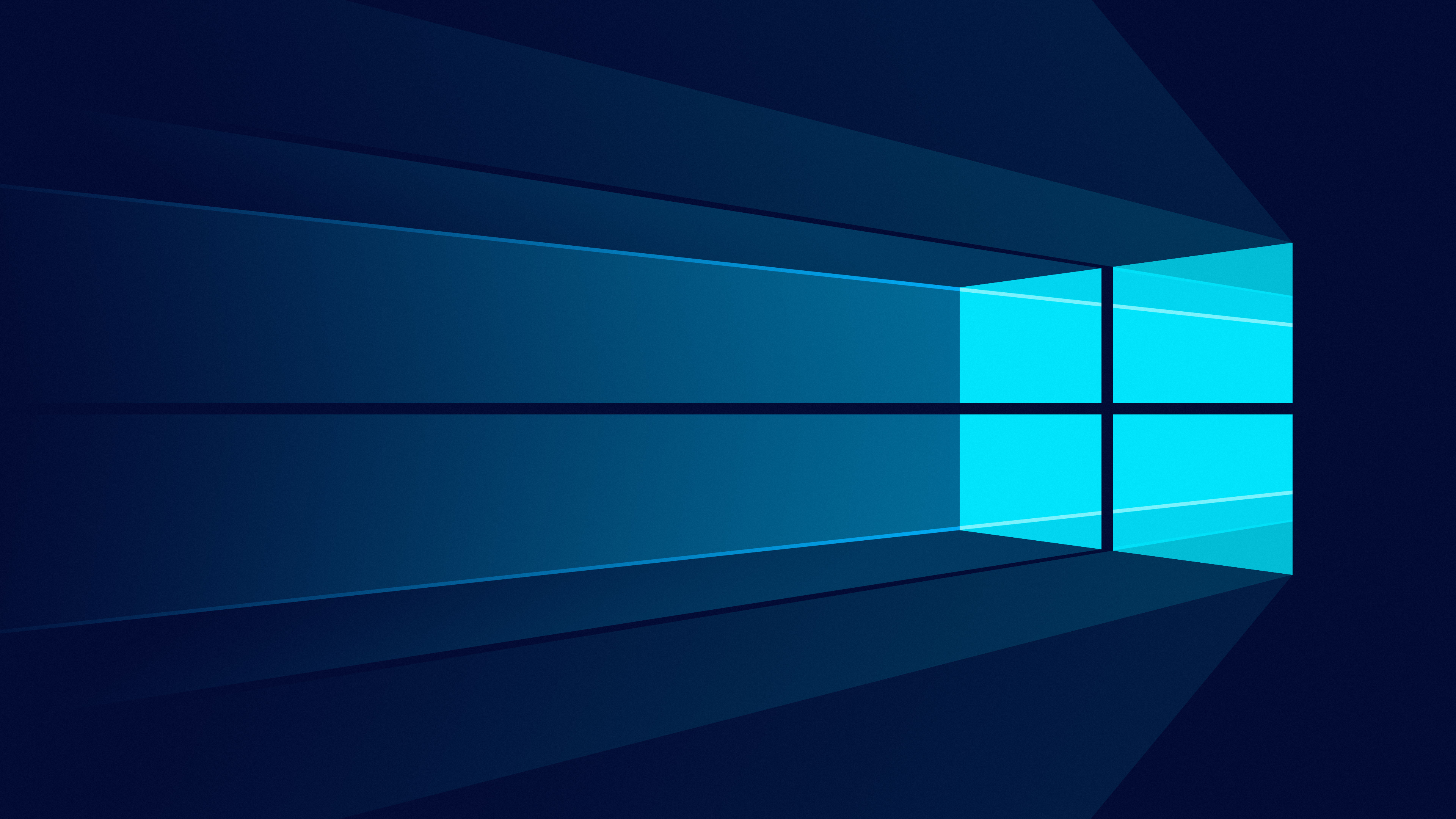 Microsoft: Windows 10, Minimalist, Blue, Technology, Steve Ballmer, Bill Gates. 3840x2160 4K Wallpaper.