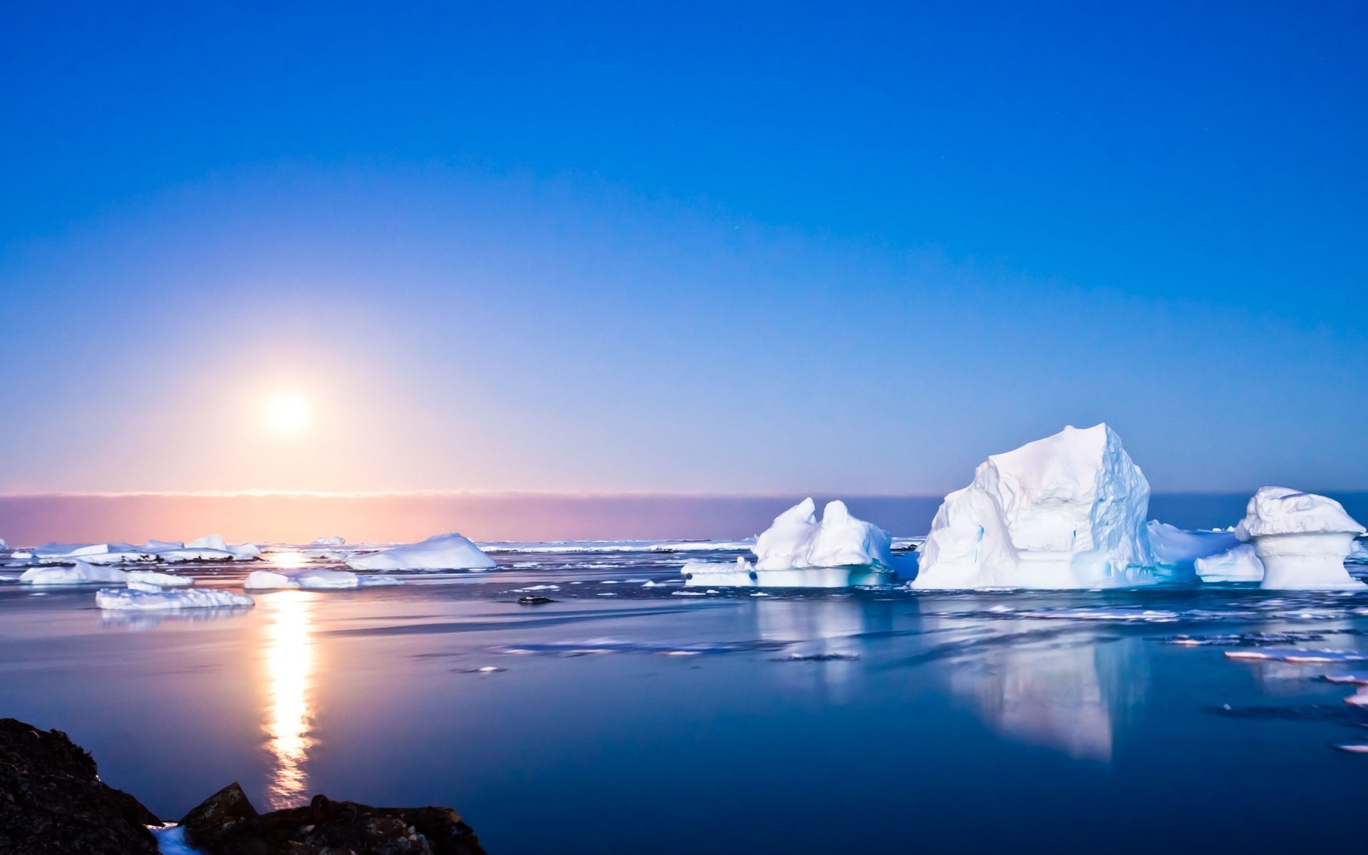 Arctic Ocean, Sun photo, Free pictures, Travels, 1920x1200 HD Desktop