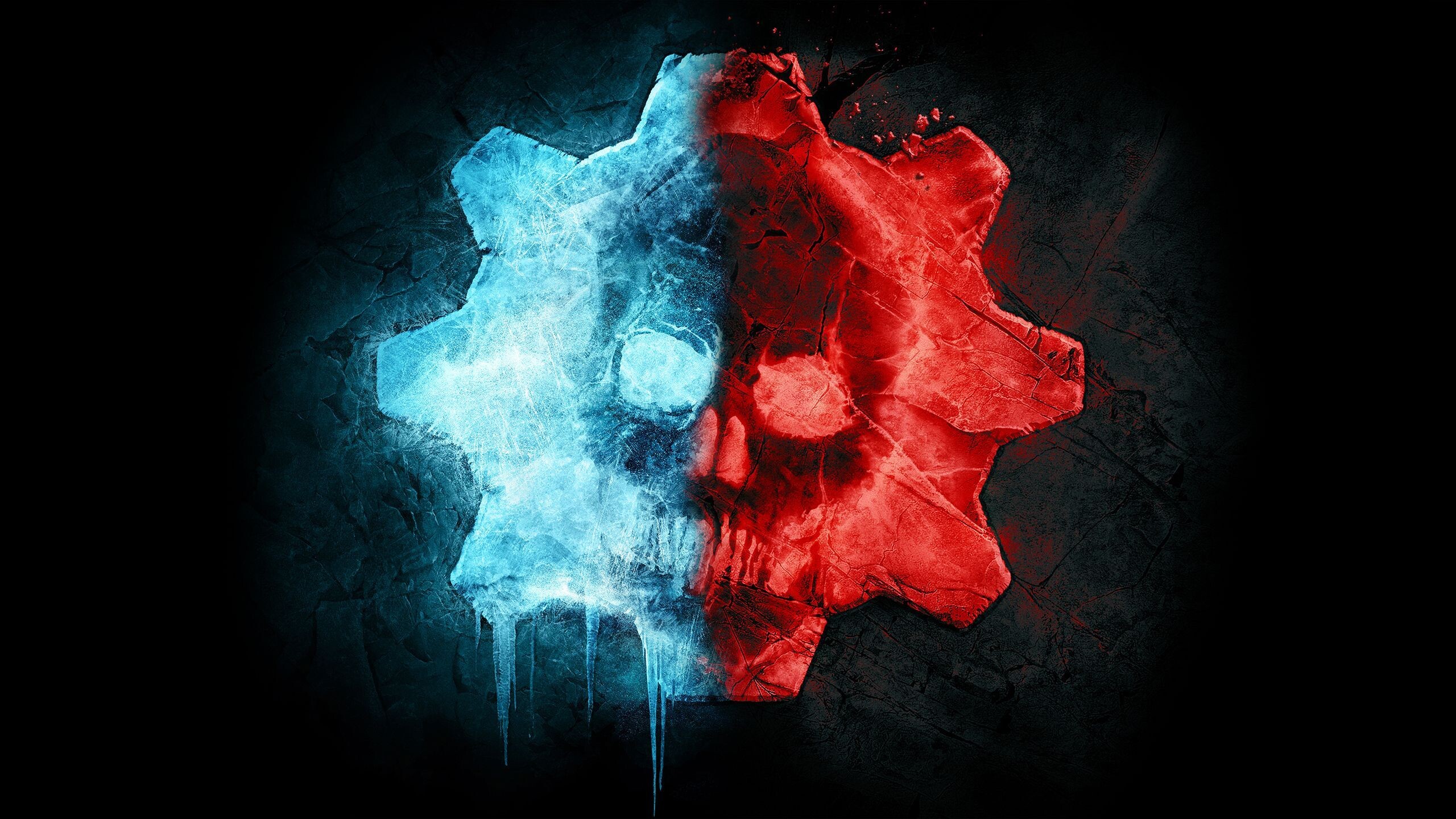 Gears of War: Bound by blood, A third-person shooter developed and managed by The Coalition. 2560x1440 HD Background.