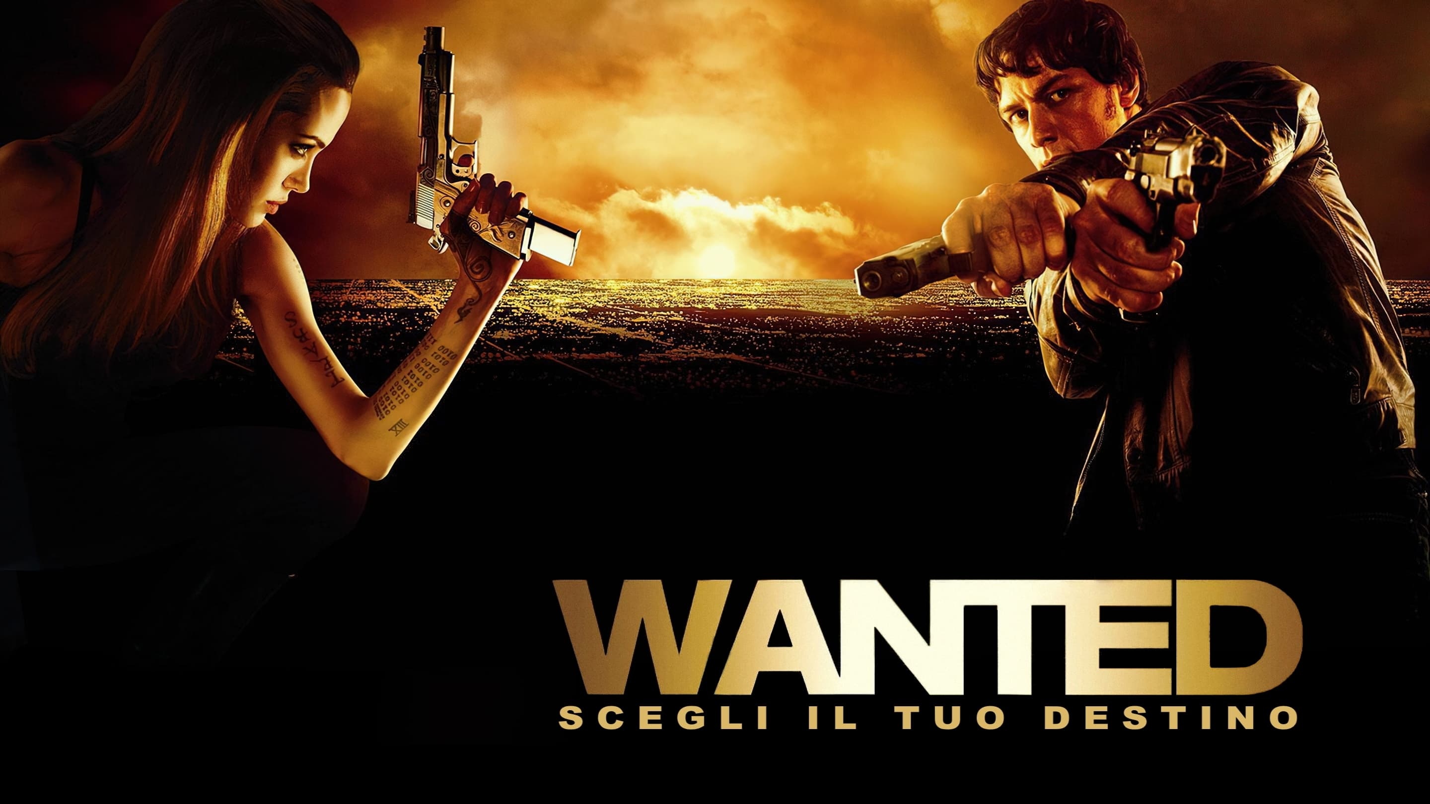 Wanted movie, Action-packed thriller, Deadly assassins, Intricate plot, 2880x1620 HD Desktop