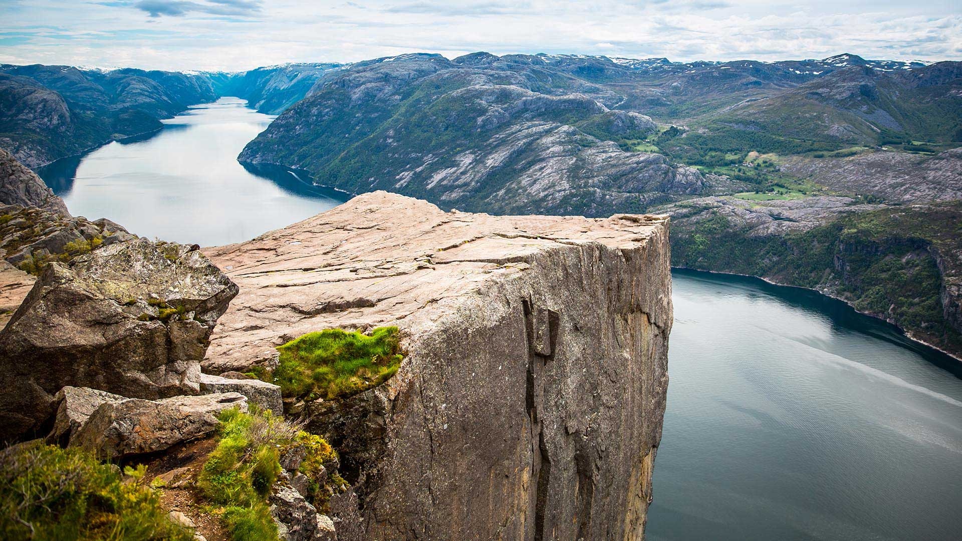 Pulpit Rock, Norway in a nutshell, Train tour, Nordic visitor, 1920x1080 Full HD Desktop
