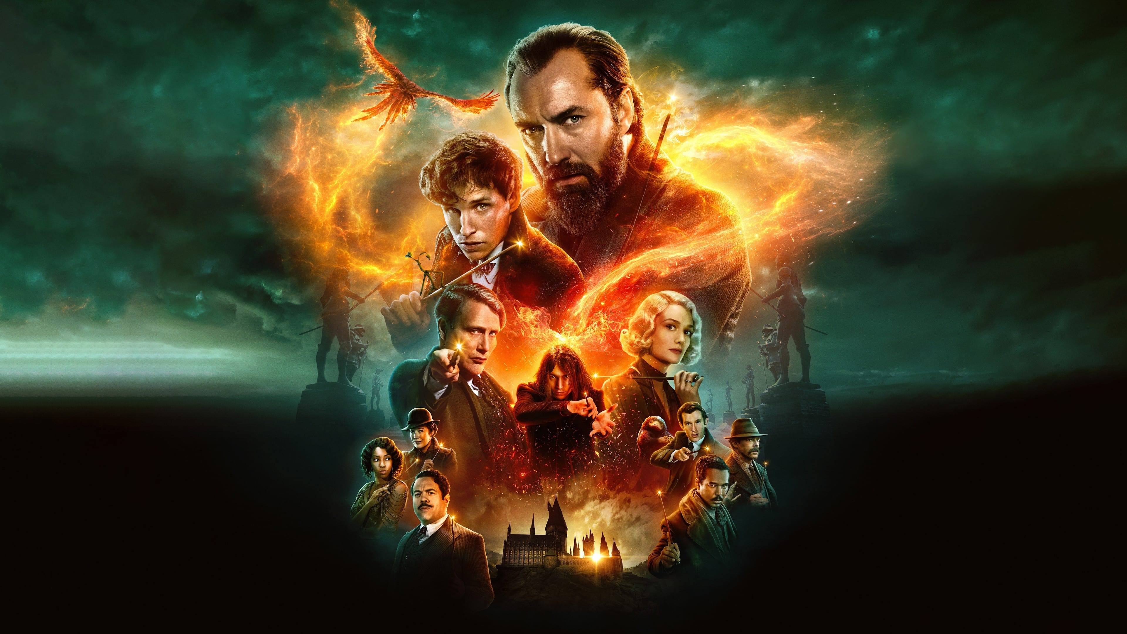 Fantastic beasts sequel, William Nadylam, Secrets of Dumbledore, Movie, 3840x2160 4K Desktop