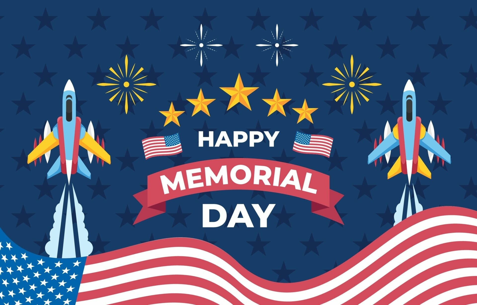 Memorial Day: Originally called Decoration Day for over a century, Special holiday. 1920x1230 HD Background.
