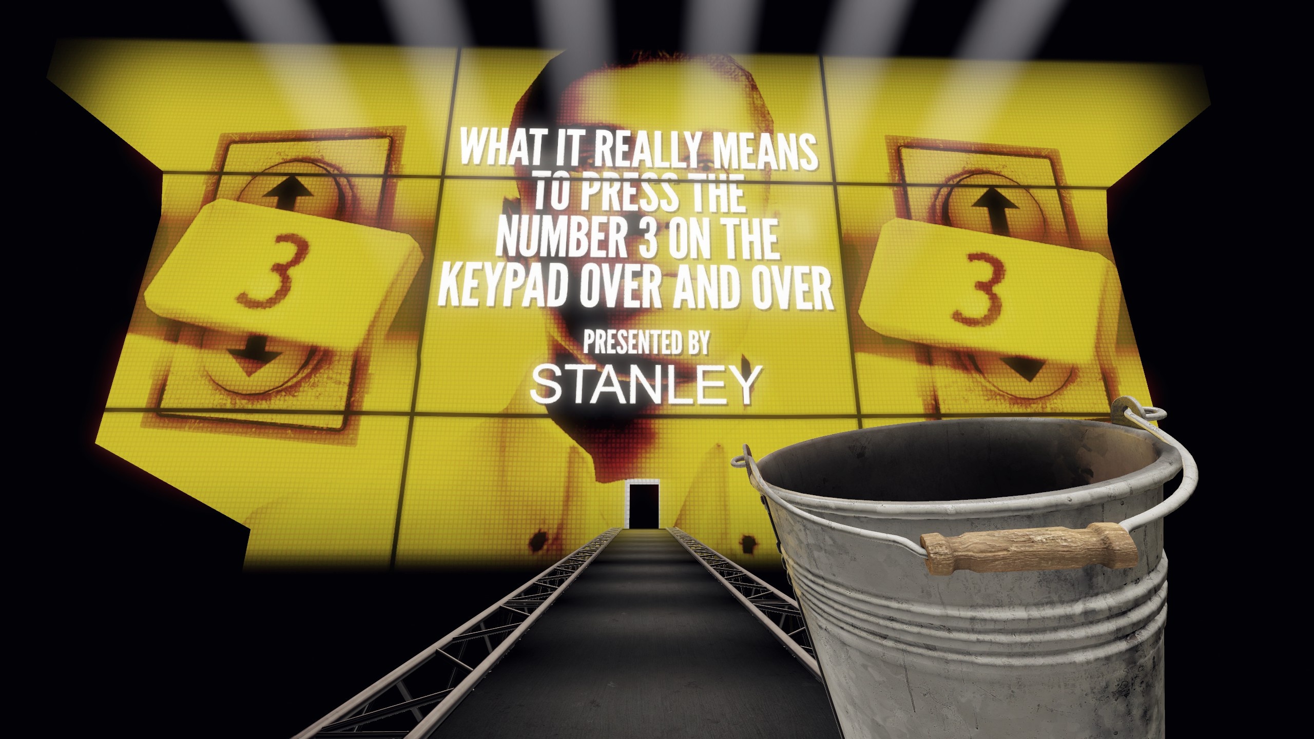 The Stanley Parable Ultra Deluxe: Game made under the Galactic Cafe development name. 2560x1440 HD Wallpaper.