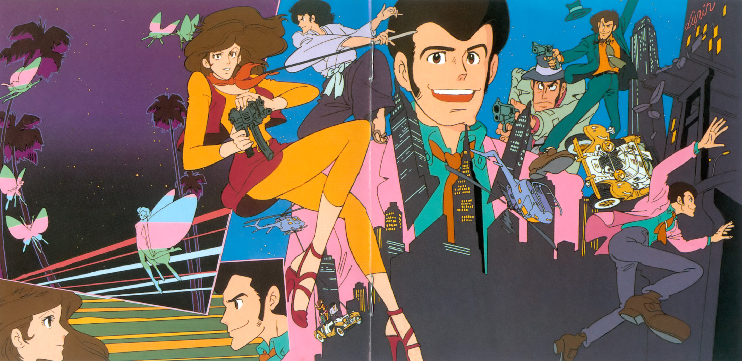 Lupin III, Wallpaper and scan gallery, Minitokyo art, Anime community, 2890x1410 Dual Screen Desktop
