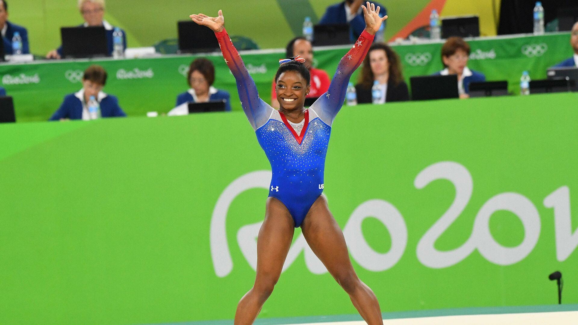 Simone Biles: Rio 2016, She won the all-around title at the 2018 National Championships. 1920x1080 Full HD Wallpaper.