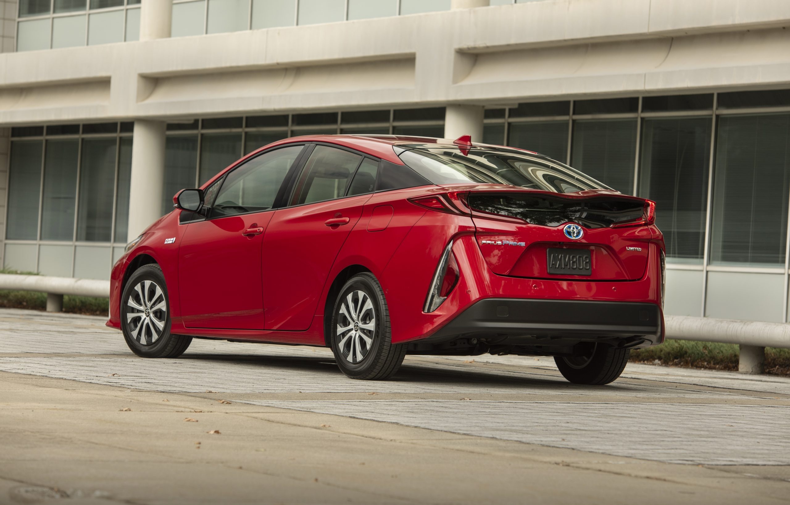Toyota Prius Prime, Rear three-quarter view, Futuristic design, HD wallpaper, 2560x1640 HD Desktop