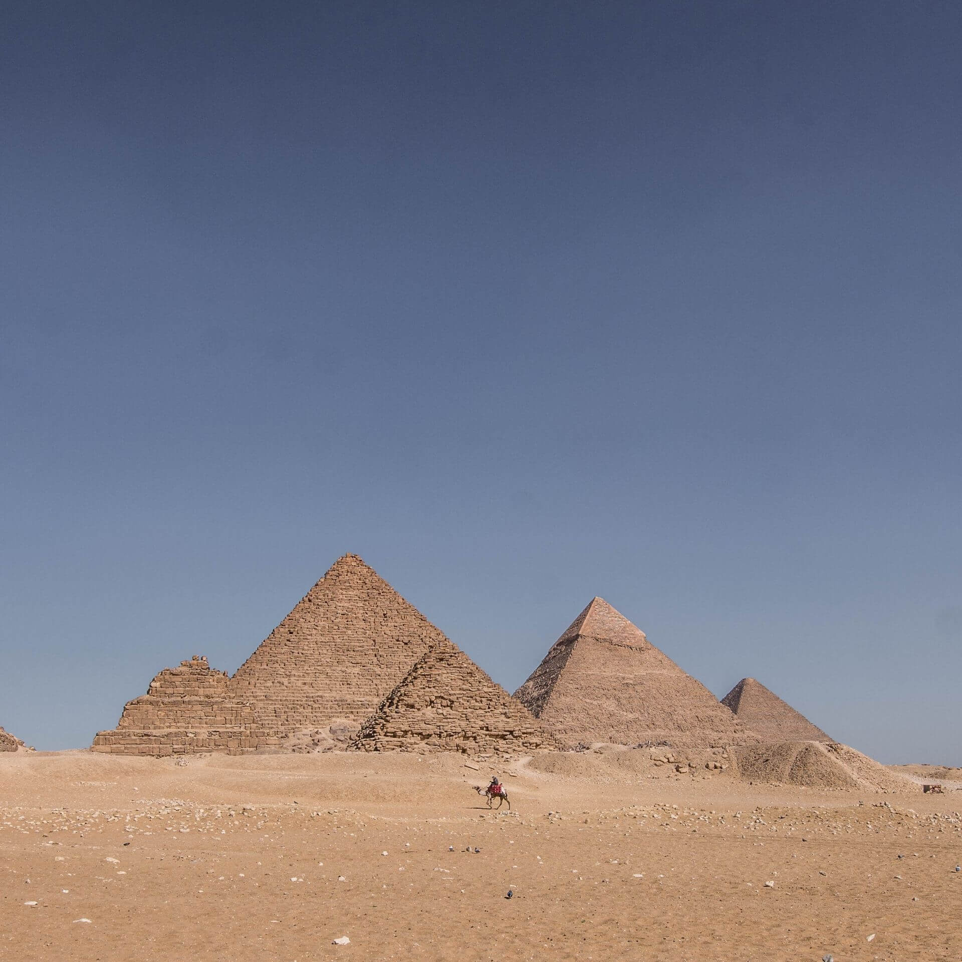Pyramids of Giza, Ancient wonders, Egyptian history, Insider's guide, 1920x1920 HD Phone