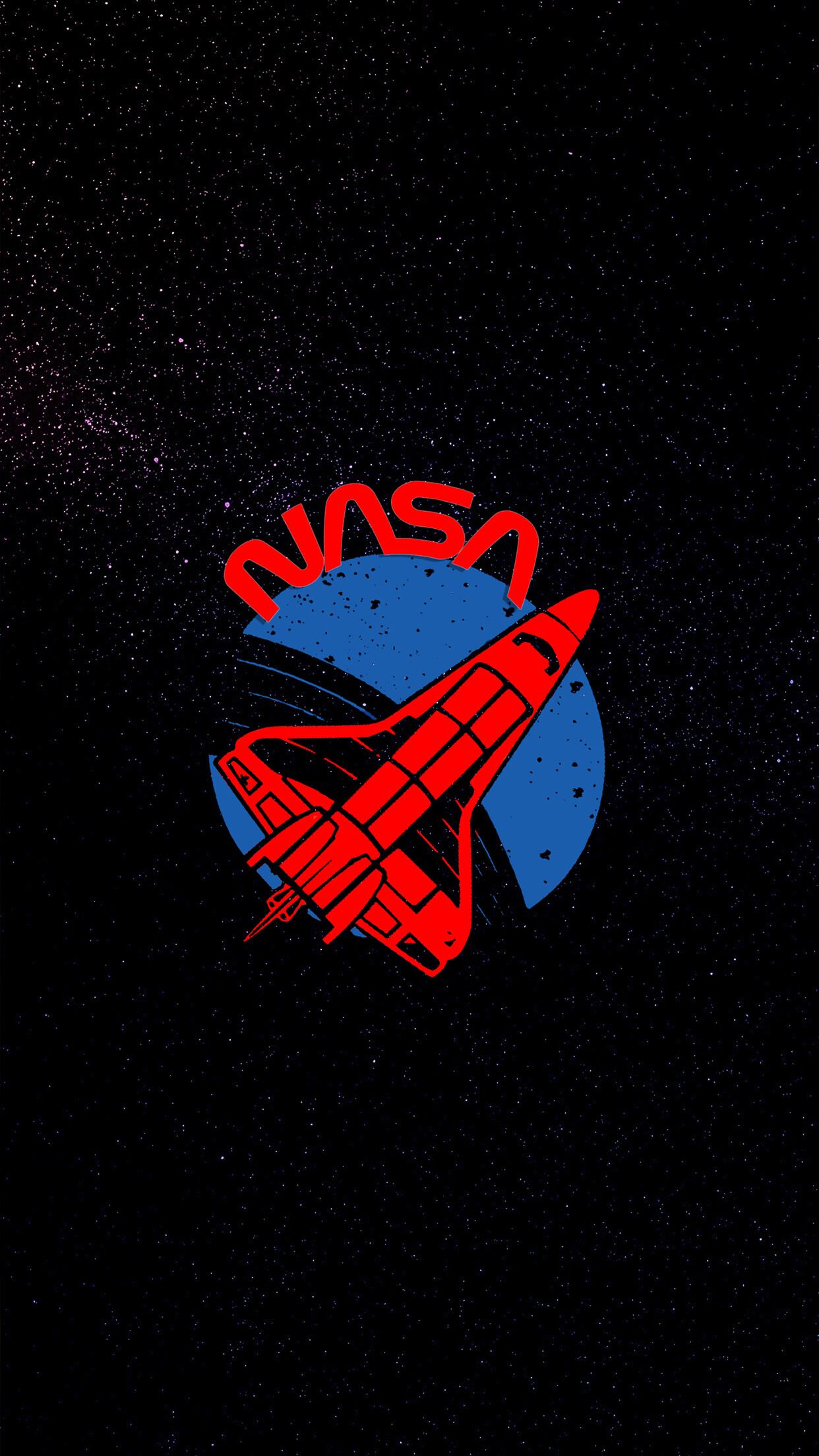 NASA: Logotype, National Aeronautics and Space Administration, A civilian agency. 1250x2210 HD Wallpaper.