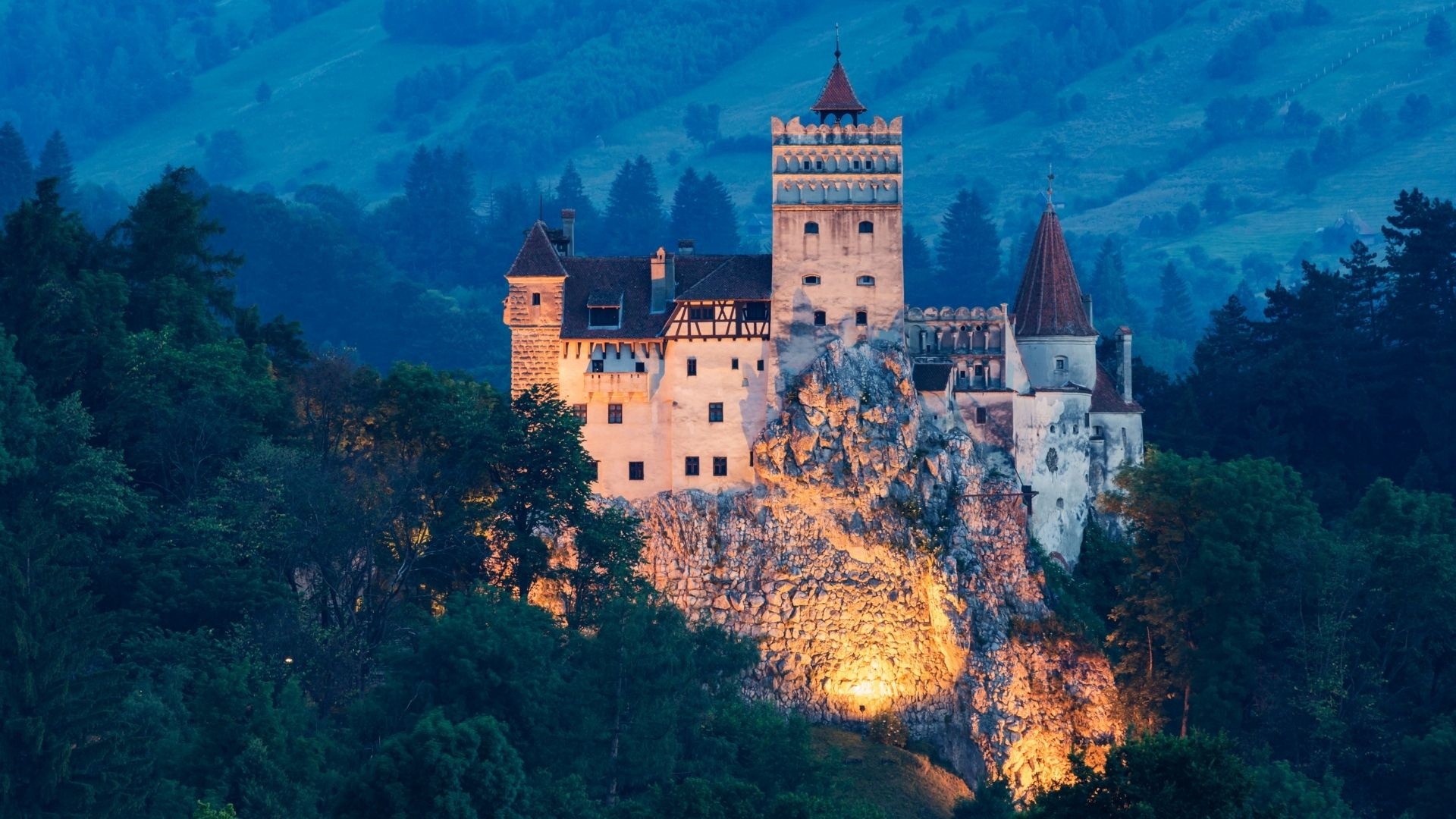 Bran Castle, Transylvania, Travels, COVID-19 vaccine, 1920x1080 Full HD Desktop