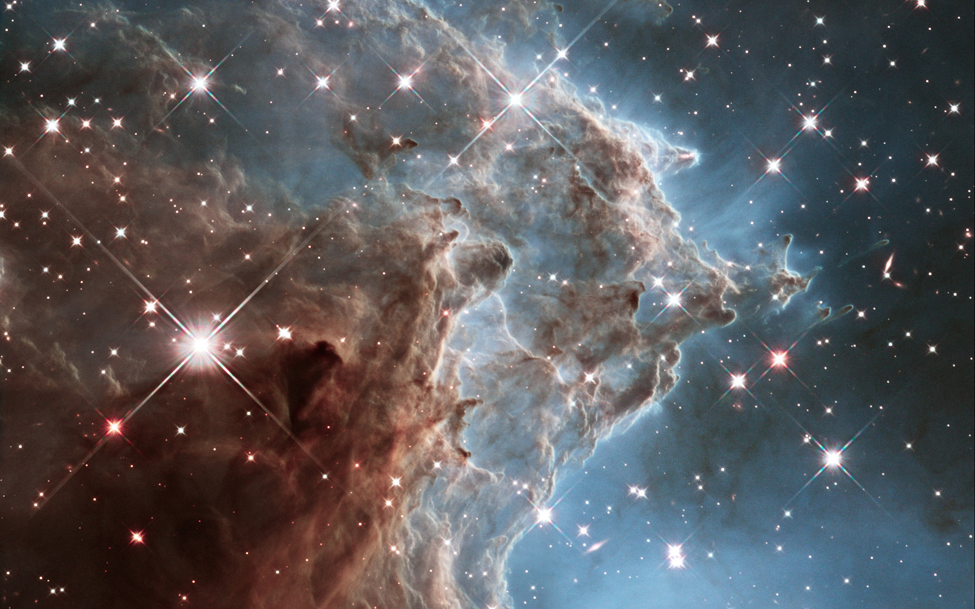 Hubble, Magnificent Monkey Head Nebula, Space wallpaper, Cosmic wonder, 1920x1200 HD Desktop