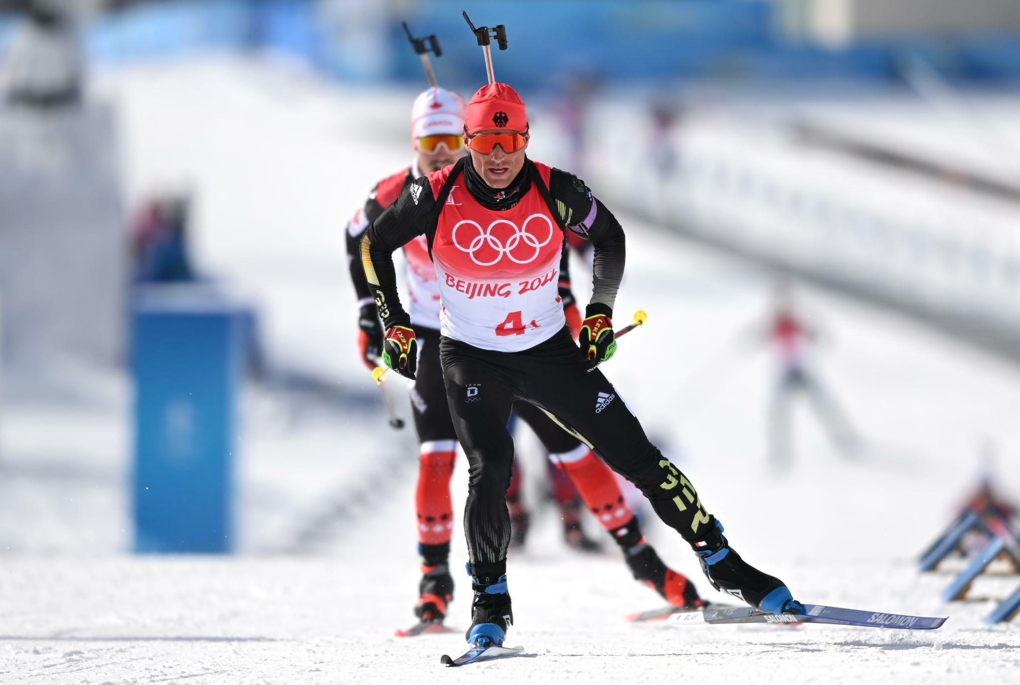 Biathlon: Erik Lesser, Relay, Race, Olympic Winter Games, The end of the career. 2050x1380 HD Wallpaper.