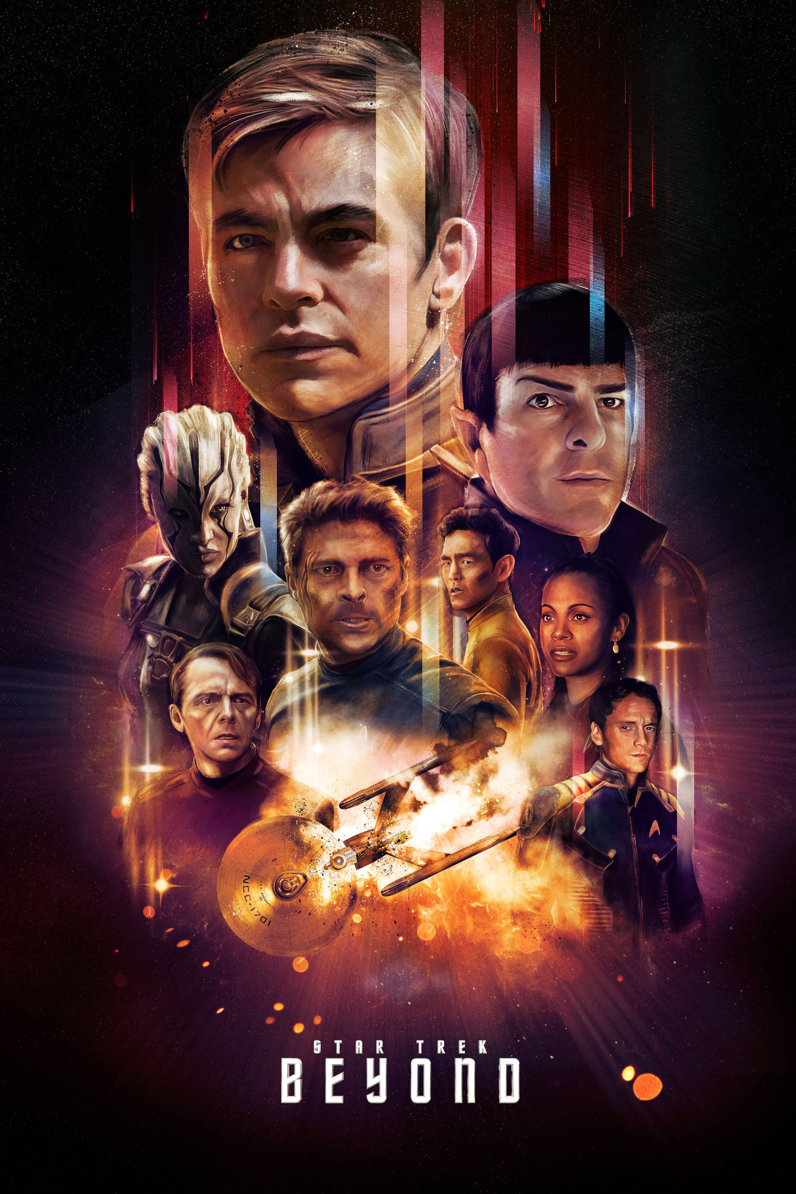 Star Trek Beyond, Intergalactic voyage, Epic space battles, Heroic crew, 1600x2400 HD Phone