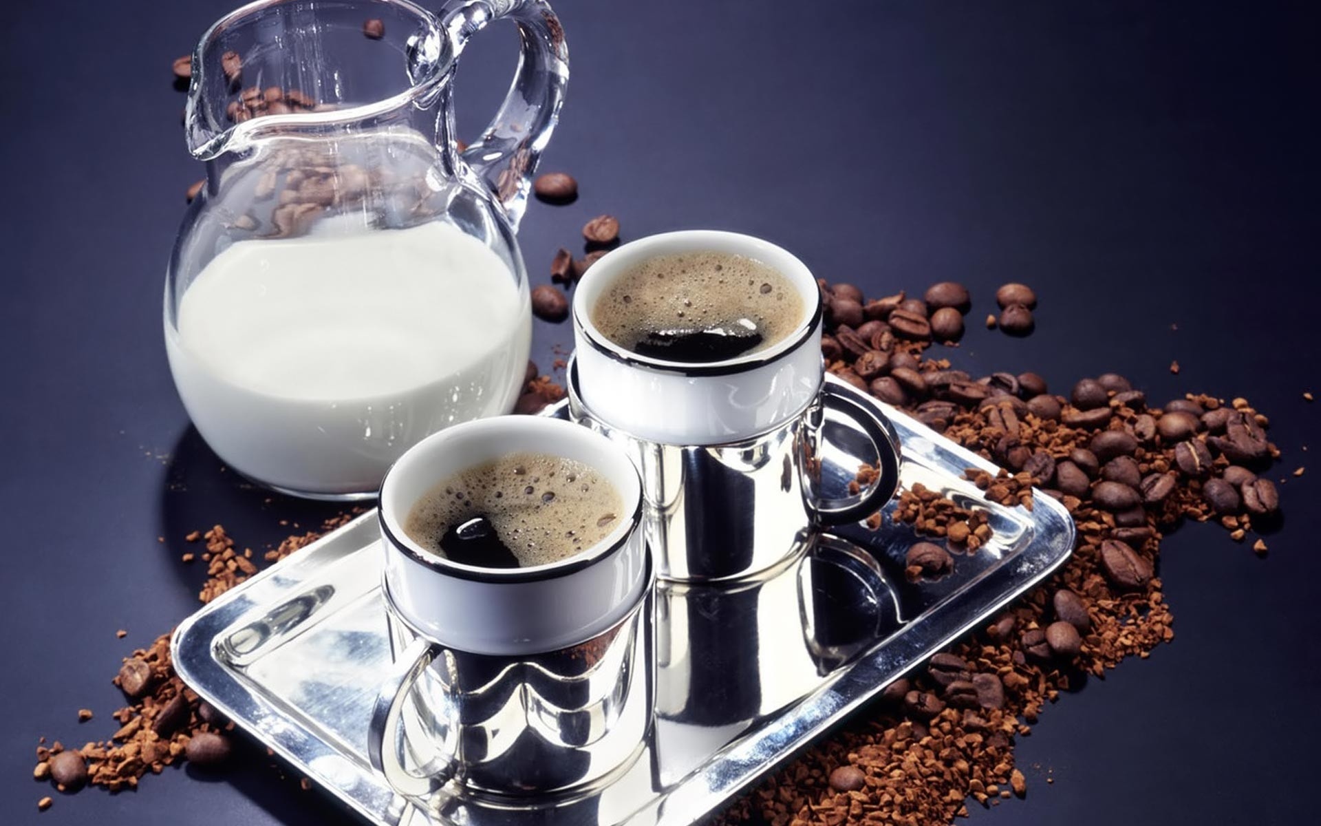 Milk: A popular ingredient in baking, Coffee, Beverage. 1920x1200 HD Background.