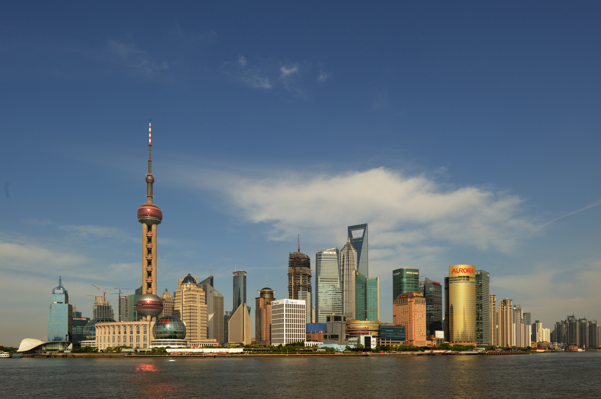 Shanghai Skyline, Free download, Shanghai Pudong area, Impressive visuals, 2560x1700 HD Desktop