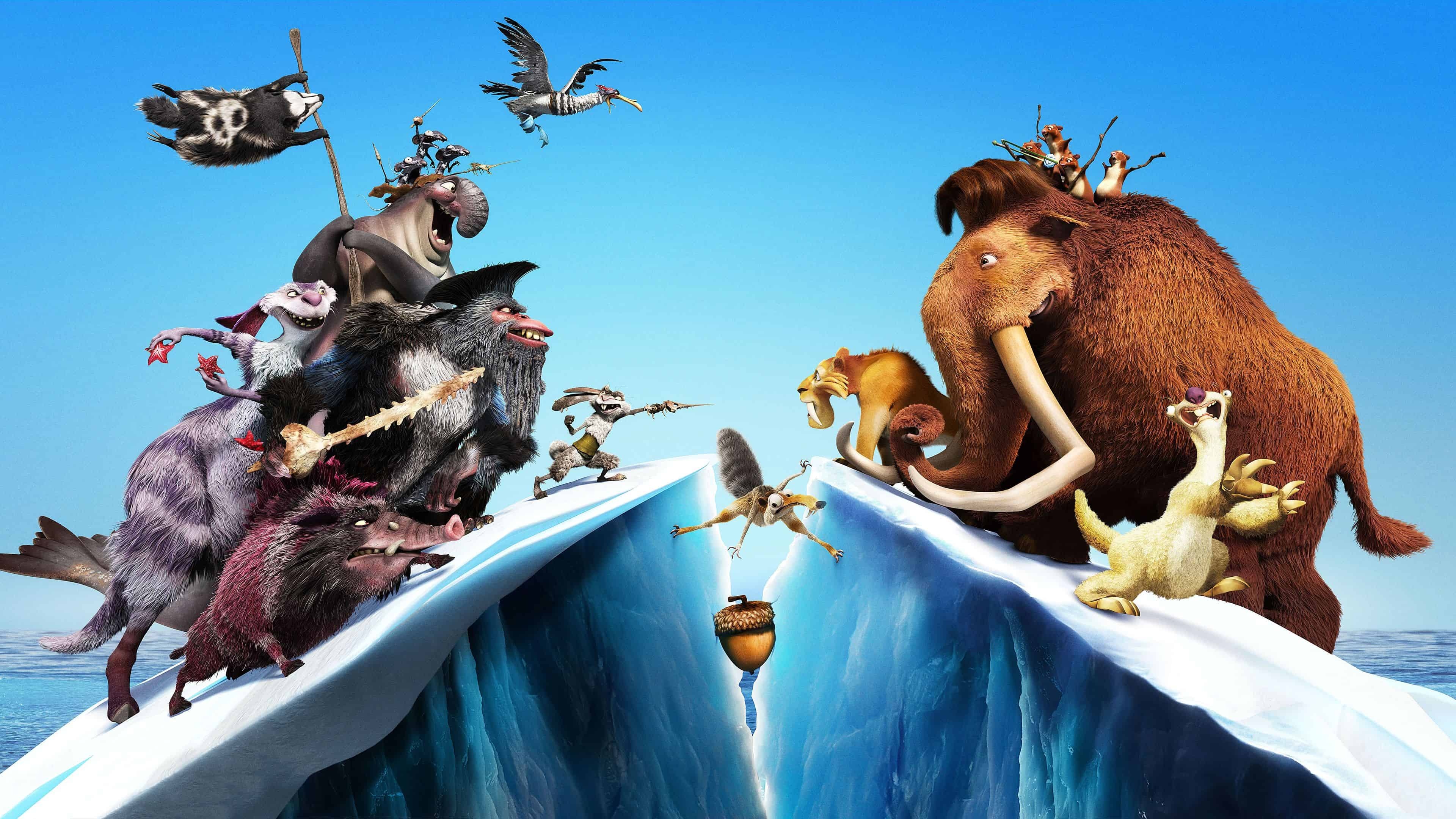 Ice Age: Continental Drift, Sid (Ice Age) Wallpaper, 3840x2160 4K Desktop