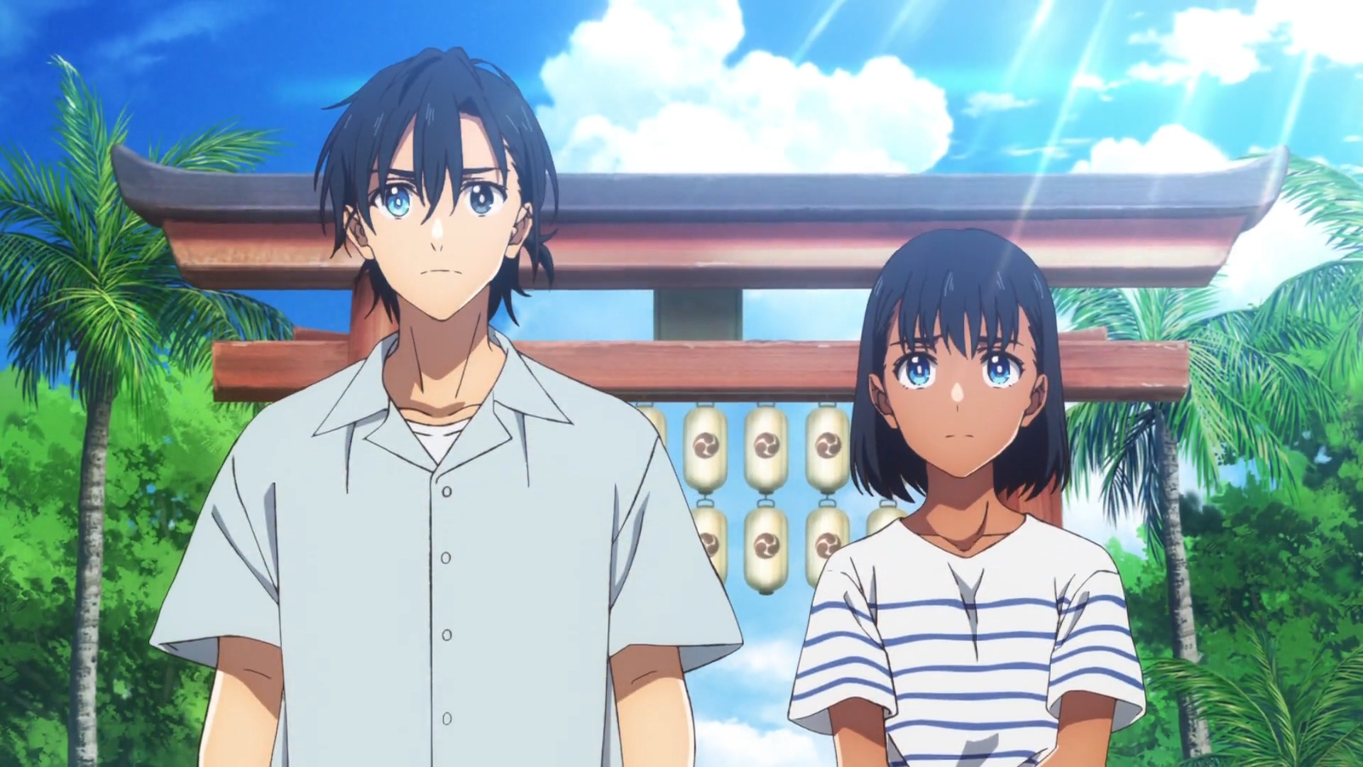 Summer Time Rendering, Episode 1, Anime review, Suspenseful plot, 1920x1080 Full HD Desktop