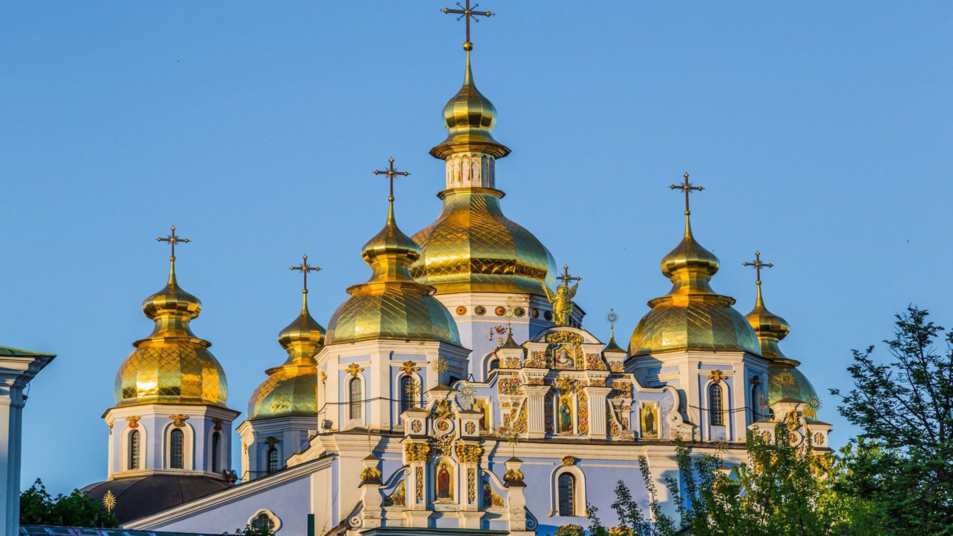 St. Sophia cathedral in Kyiv, Ukrainian architectural masterpiece, HD wallpaper, Historic monument, 1920x1080 Full HD Desktop