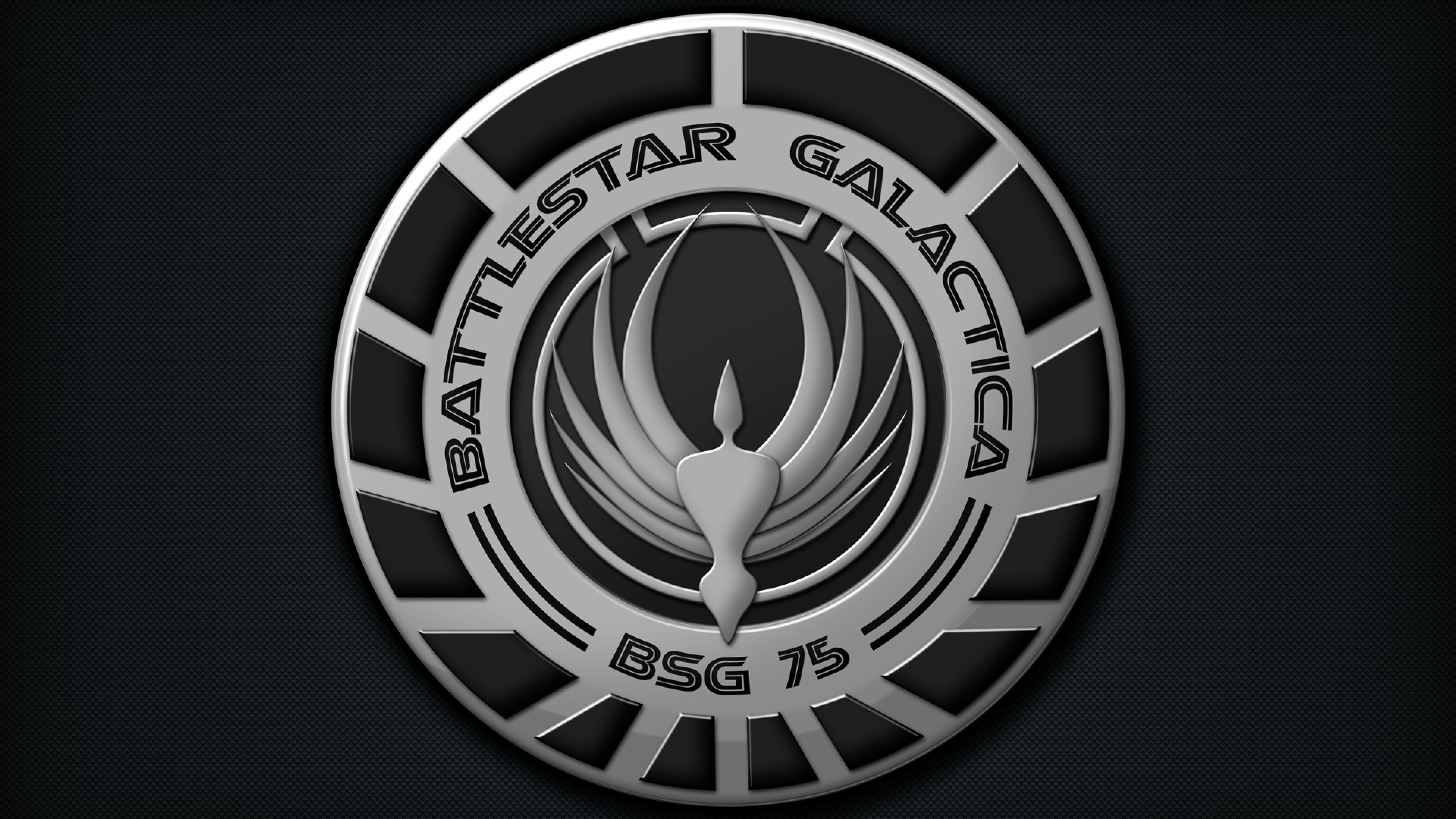 Battlestar Galactica, Logos insignia, Star Trek, 3840x2160 4K Desktop