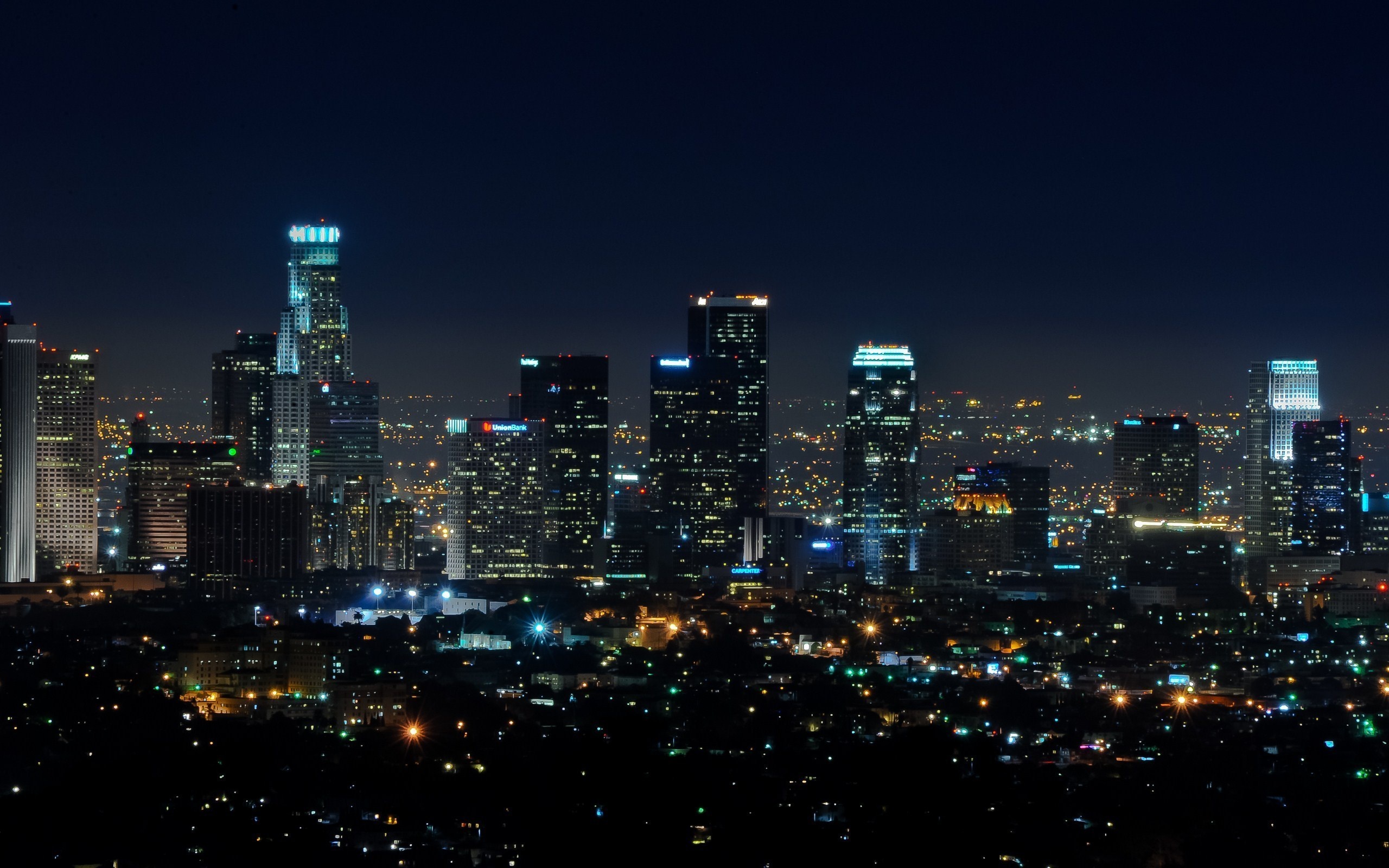 Hollywood Skyline, Los Angeles, HD wallpapers, Backgrounds, 2560x1600 HD Desktop