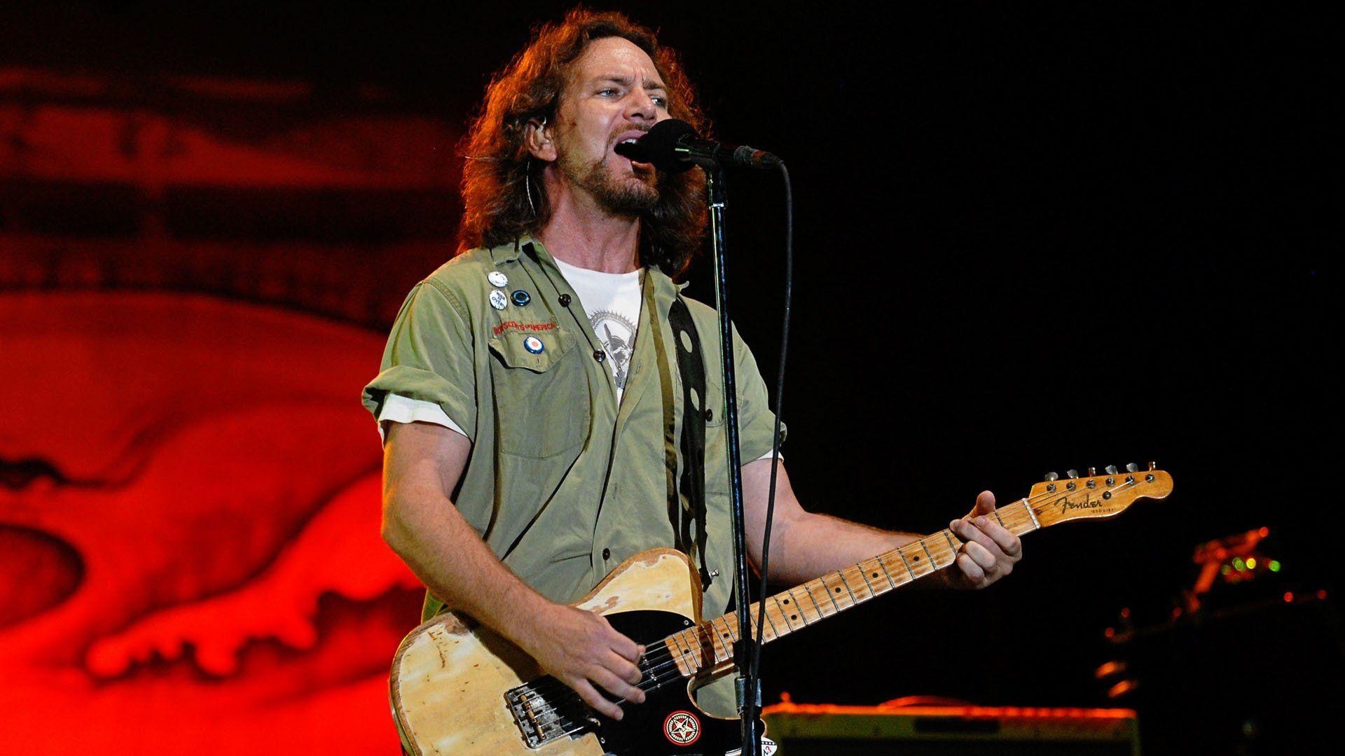 Eddie Vedder wallpapers, Fan creations, Devotion to the music, Reverence for the artist, 1920x1080 Full HD Desktop