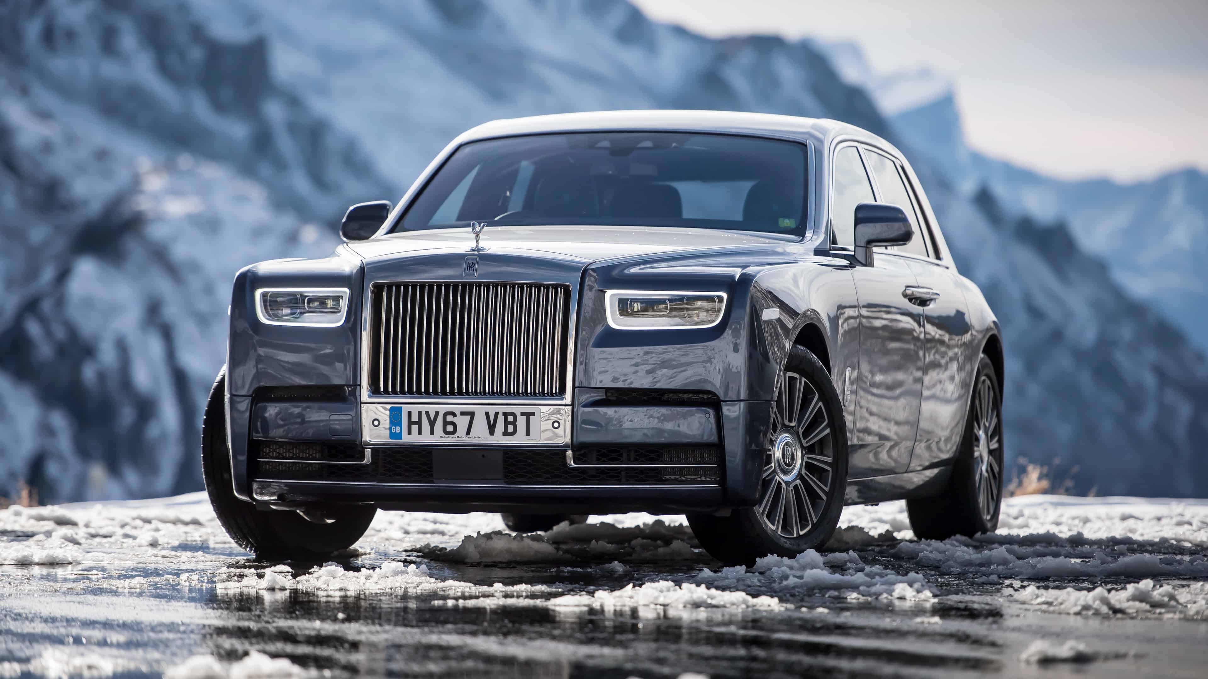 4K Rolls Royce, High-resolution splendor, Ultimate luxury, Automotive sophistication, 3840x2160 4K Desktop