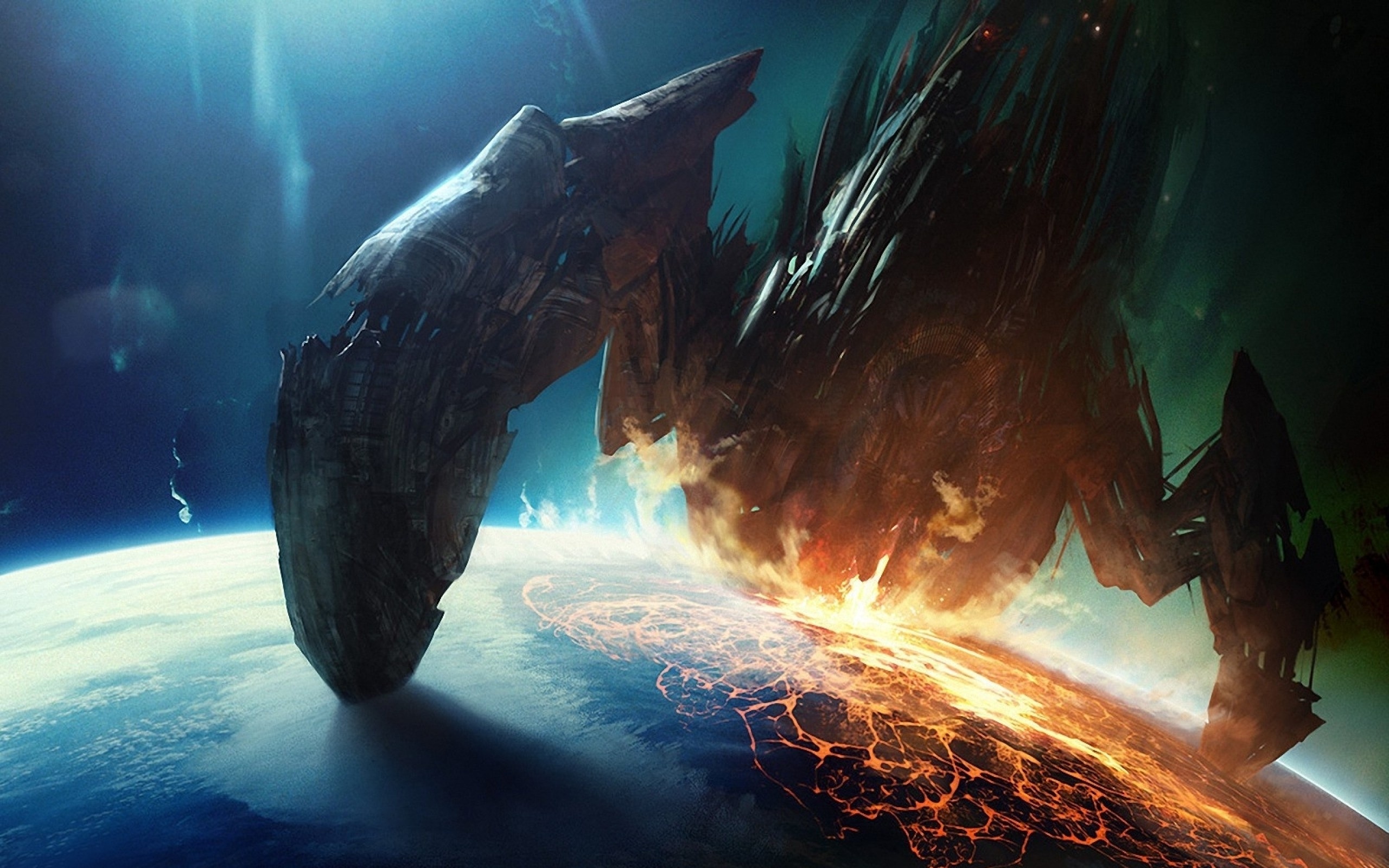 Mass Effect 3: Leviathan, Space Earth, High resolution, Super, 2560x1600 HD Desktop
