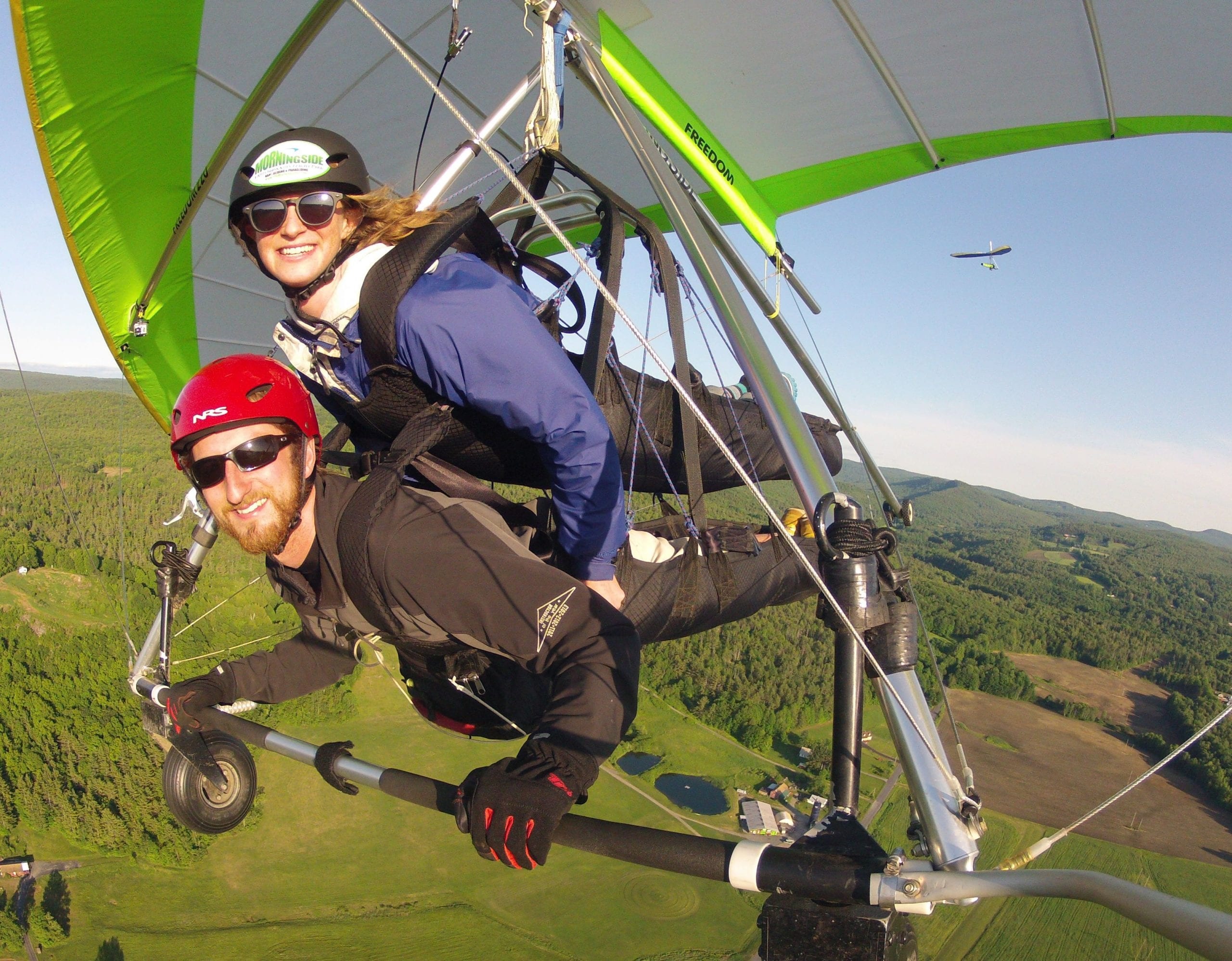 Hang Gliding: Tandem hang gliding, Morningside Flight Park, An expert instructor. 2560x2000 HD Wallpaper.