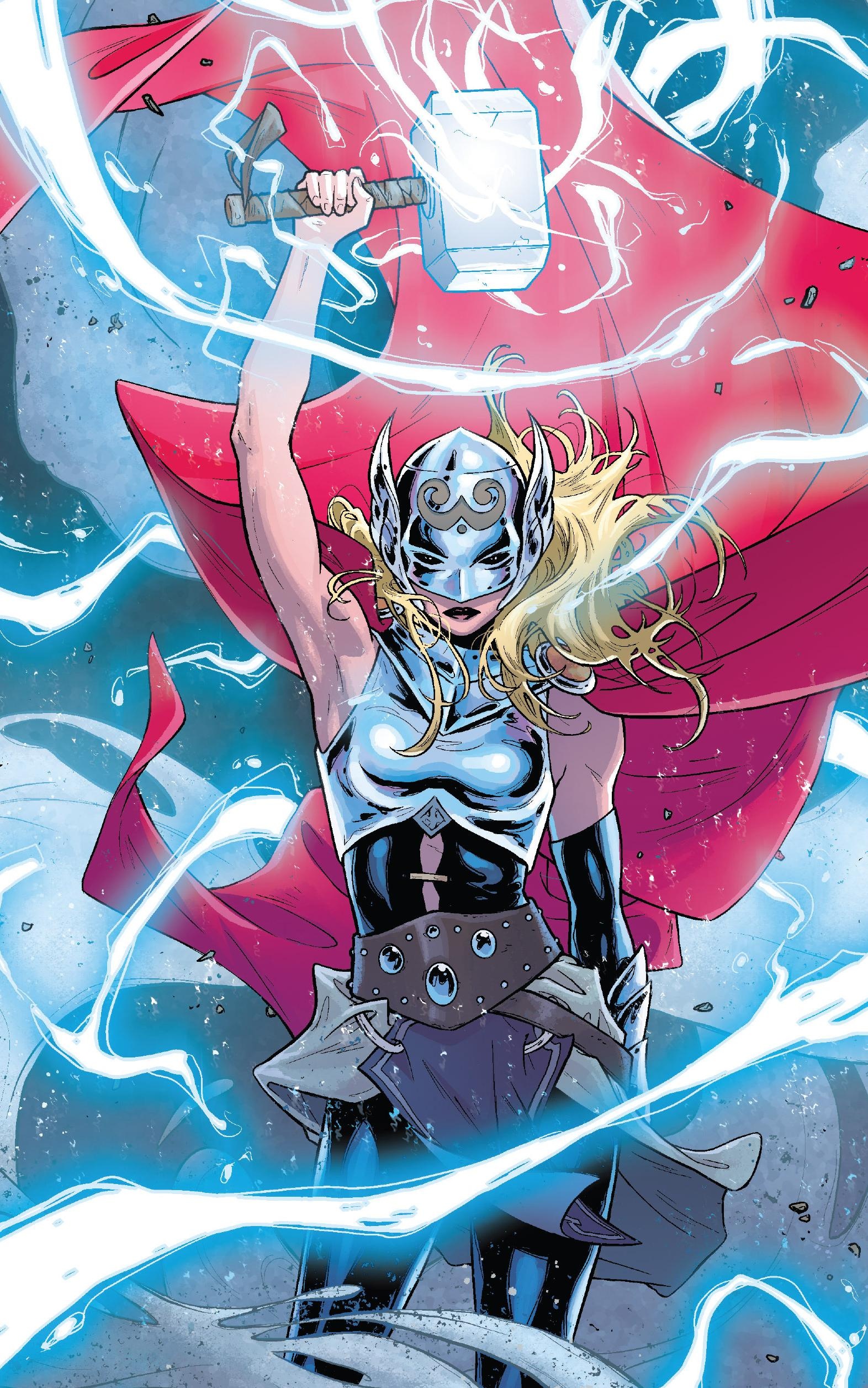 Female Mighty Thor, Lady Thor, Comics, HQ, 1580x2520 HD Phone