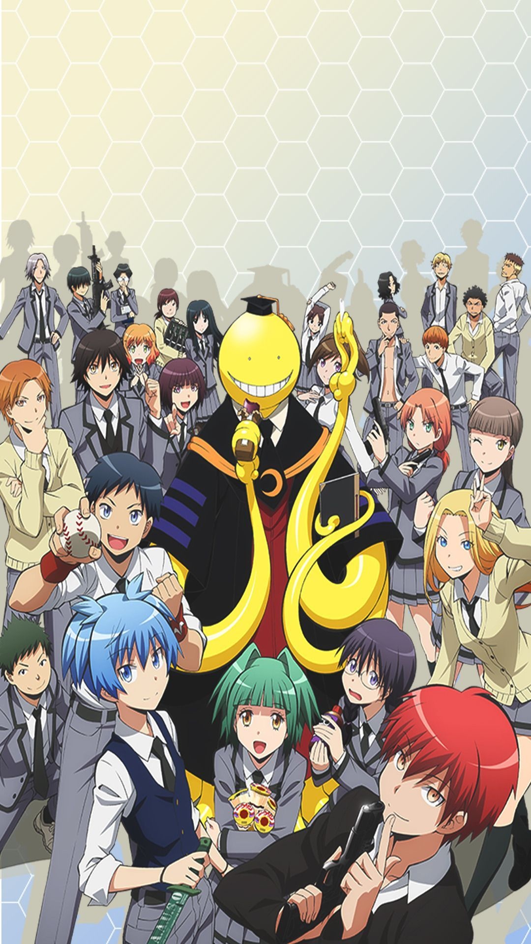 Assassination Classroom wallpapers, 4K HD resolution, Captivating backgrounds, Anime artistry, 1080x1920 Full HD Phone