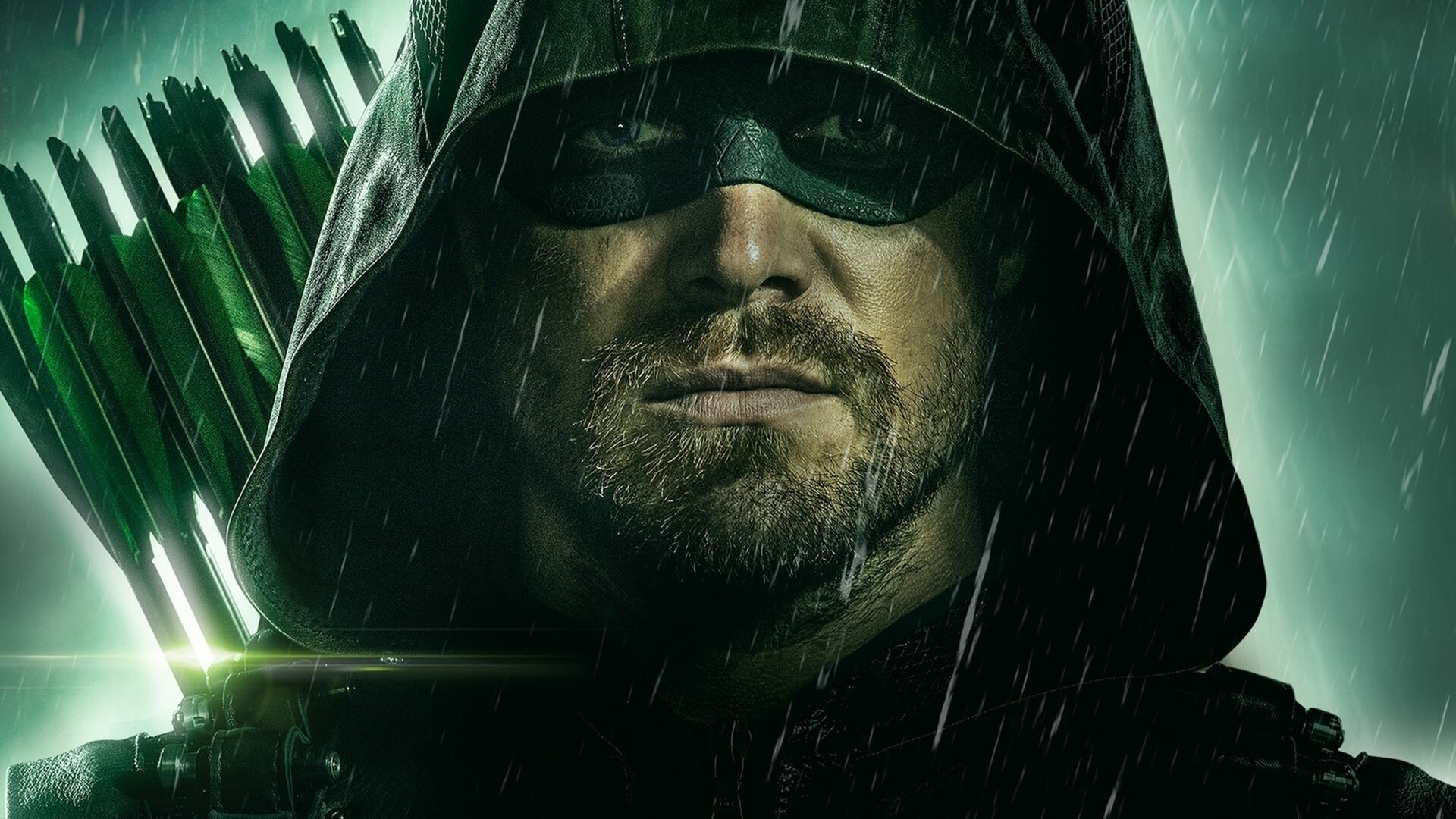 Green Arrow: Stephen Amell, A Canadian actor, The lead role of Oliver Queen on The CW superhero series. 1920x1080 Full HD Wallpaper.