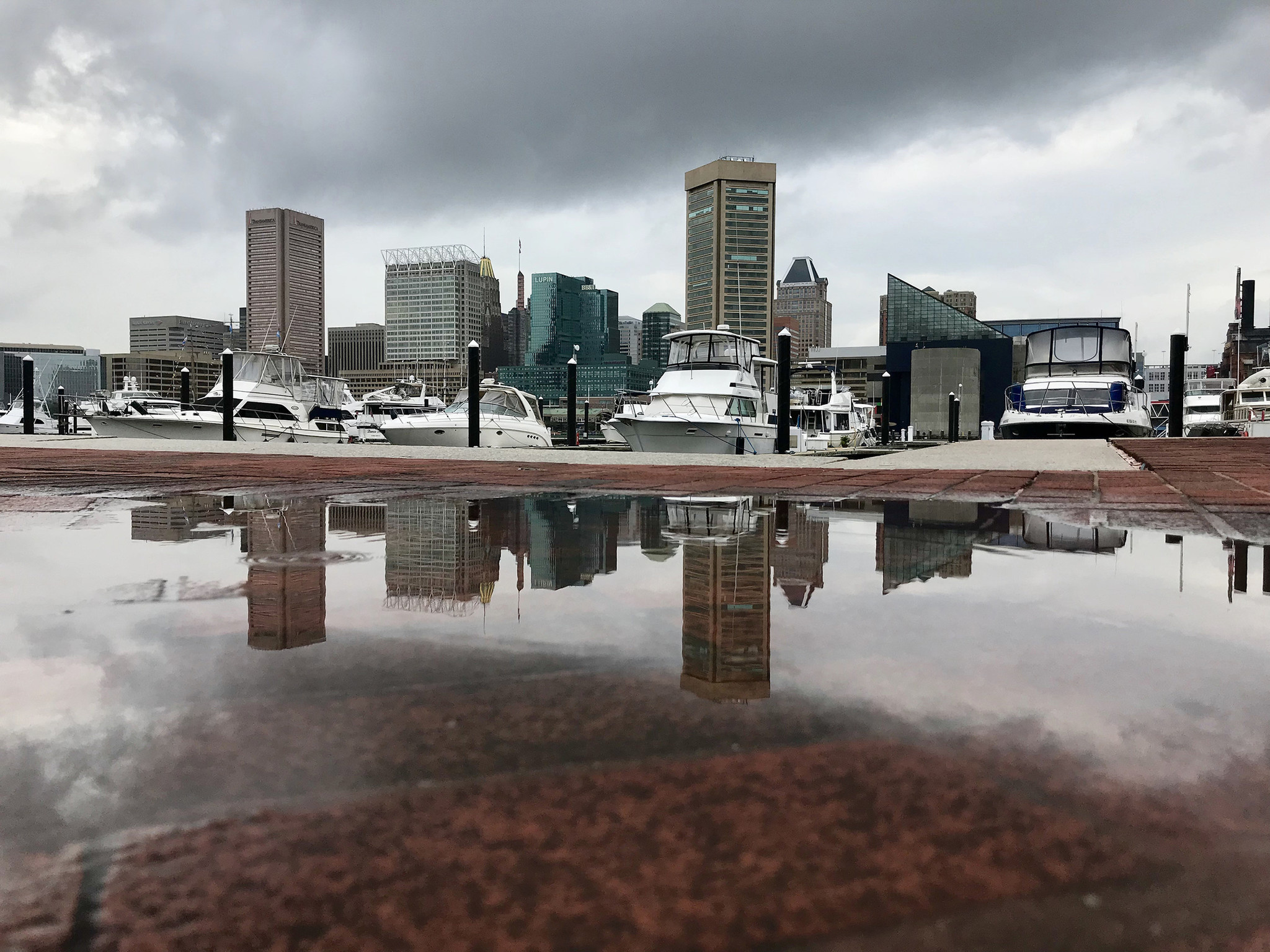 Baltimore Skyline, Urban charm, Rainy frustrations, Record-breaking year, 2050x1540 HD Desktop
