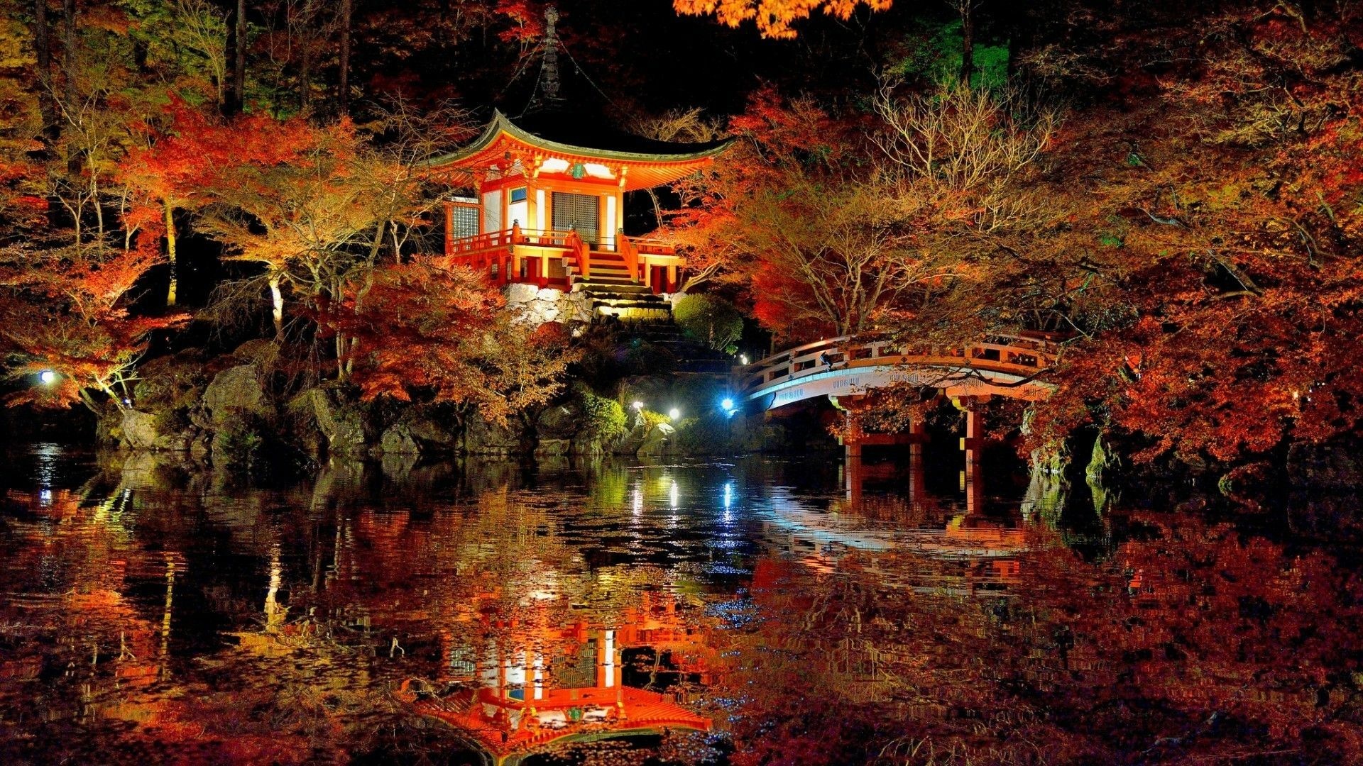 Kyoto, Fall wallpapers, Japan, Seasonal beauty, 1920x1080 Full HD Desktop