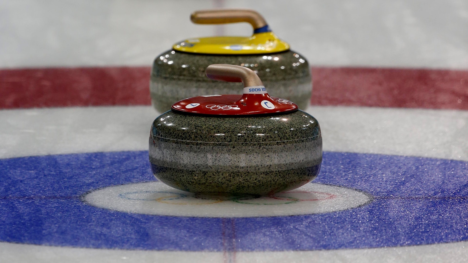 Curling: Official Olympic granite stones exclusively manufactured by Kays of Scotland. 1920x1080 Full HD Wallpaper.
