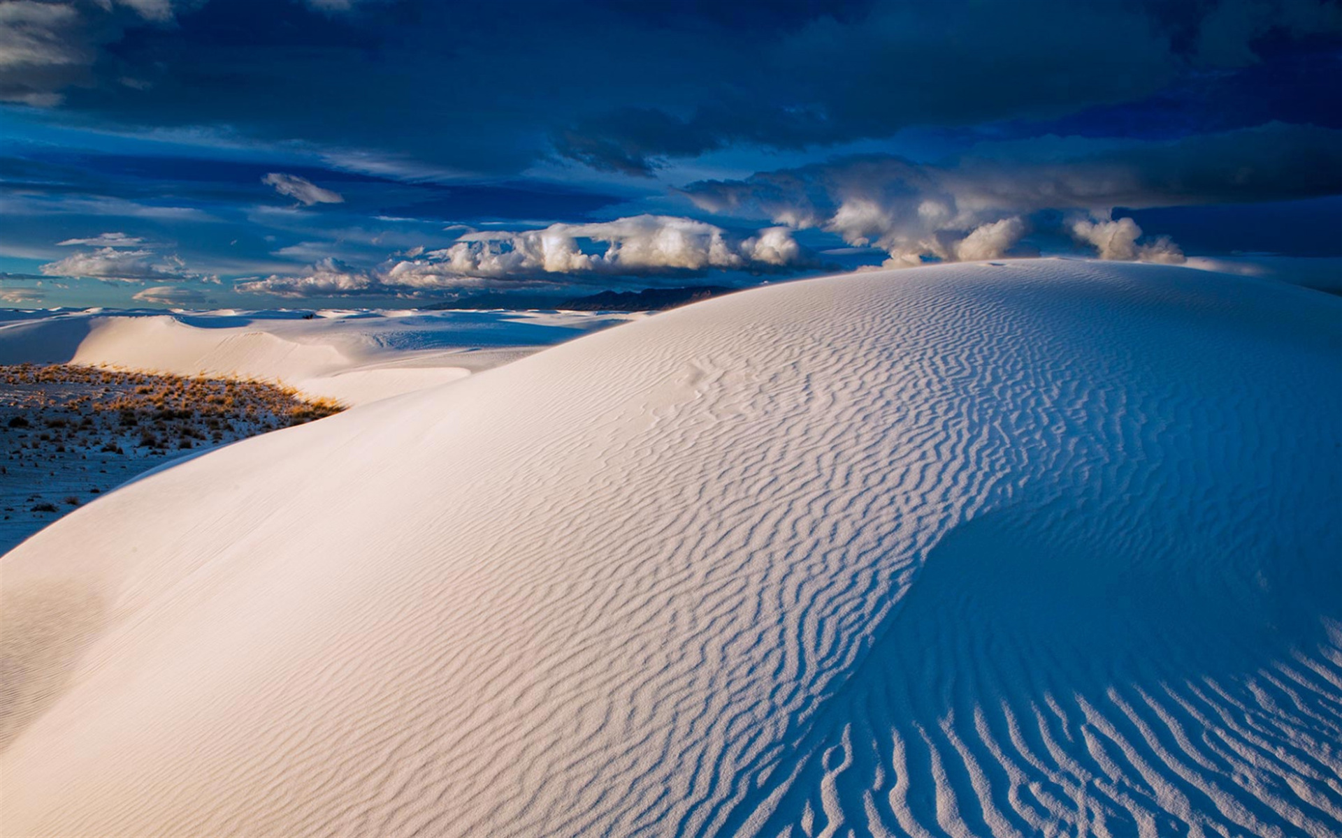 White Sands National Park, Gypsum dunes, Beautiful landscape, 1920x1200 HD Desktop