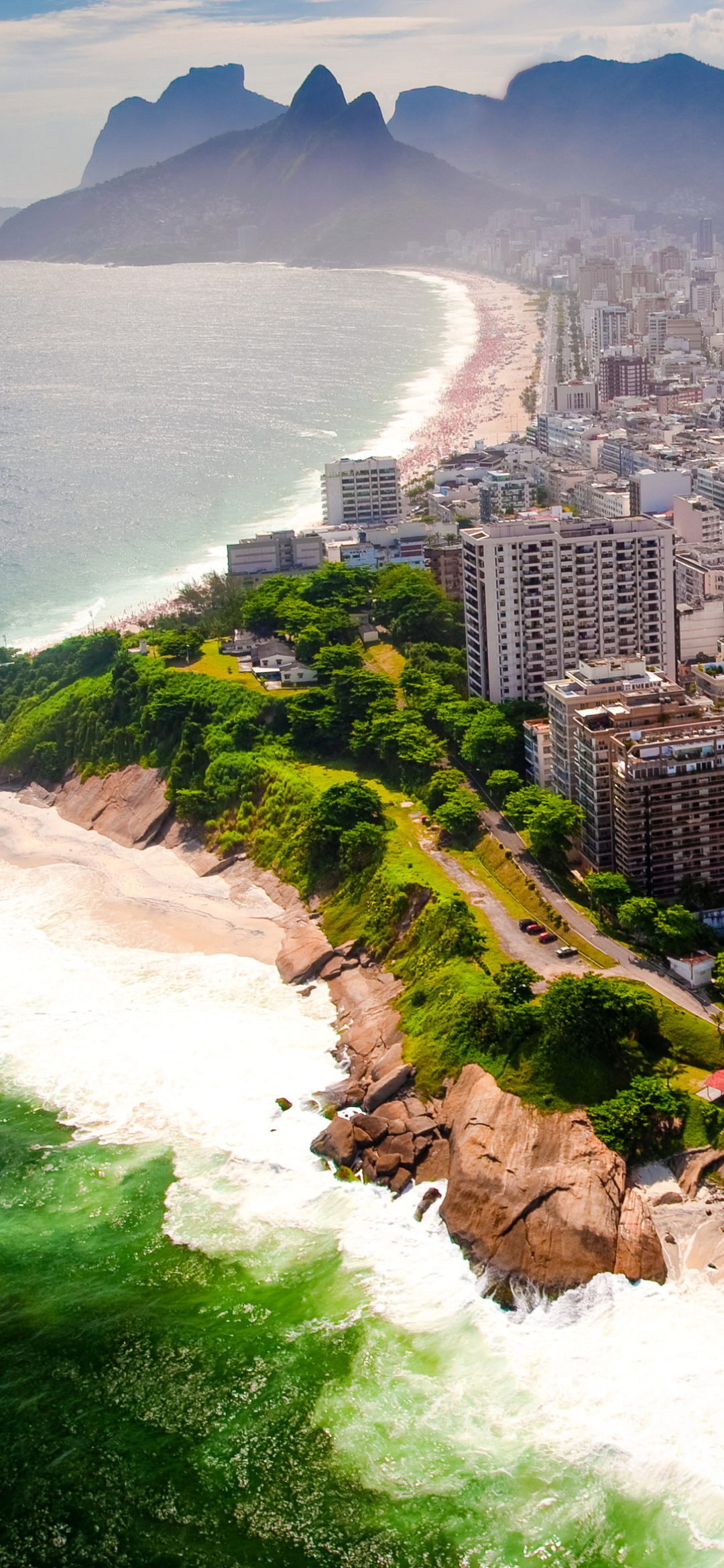 Rio de Janeiro, Travels, Urban landscape, Modern architecture, 1080x2340 HD Phone