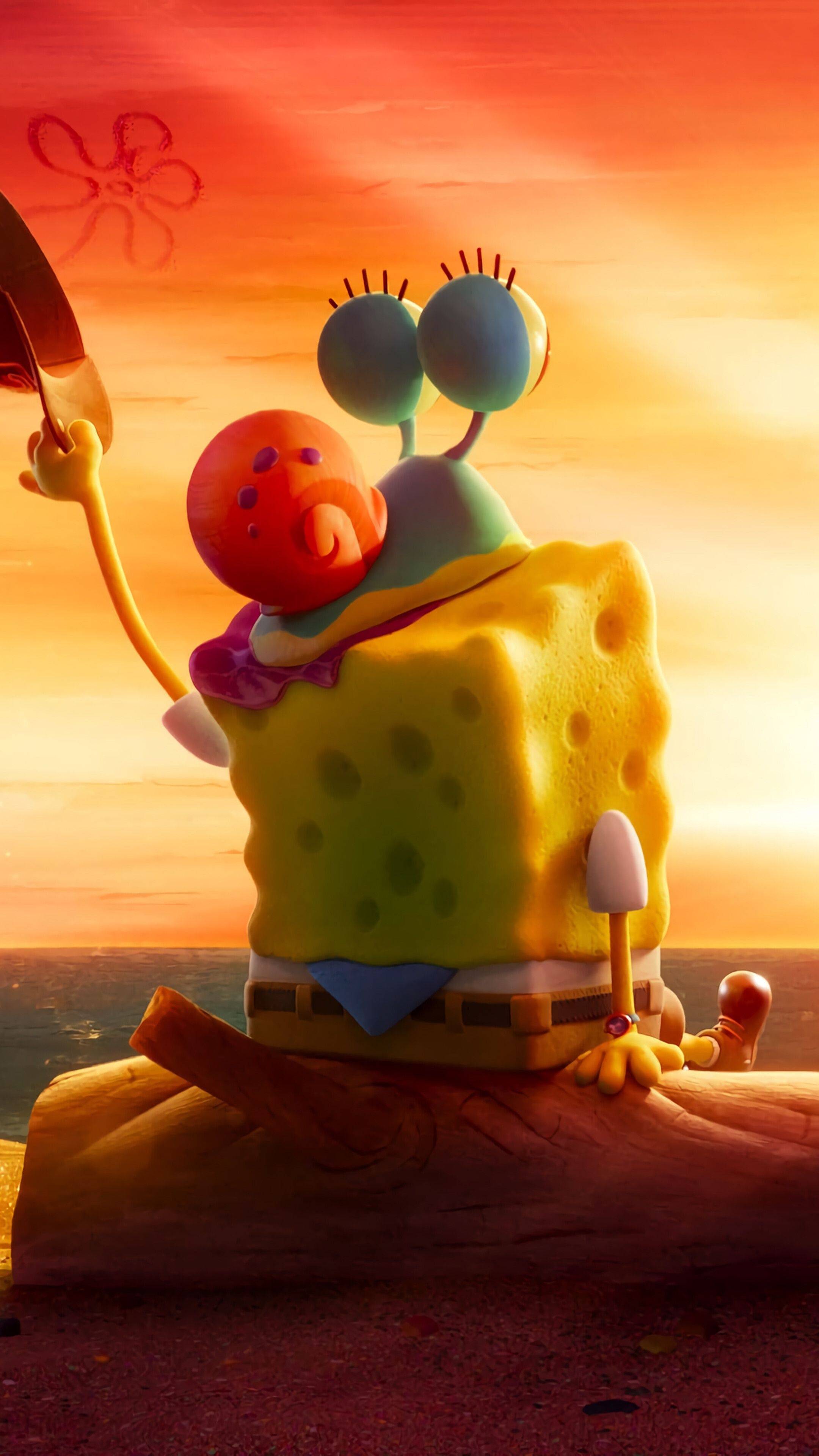 SpongeBob Movie, Spongebob wallpapers, Animated film, iPhone, 2160x3840 4K Handy