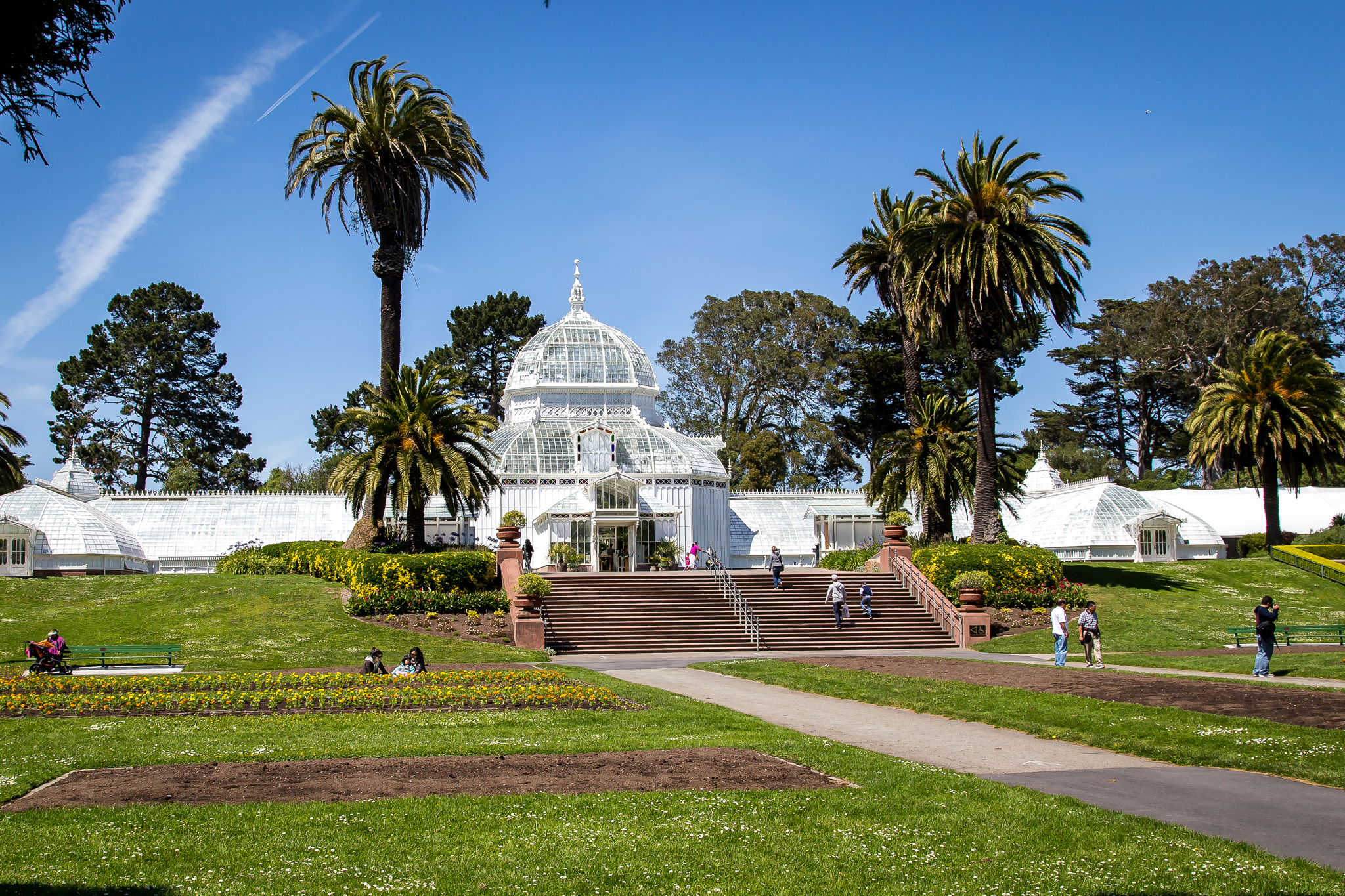 Golden Gate Park, Conservatory of flowers, San Francisco parks, Free day, 2050x1370 HD Desktop