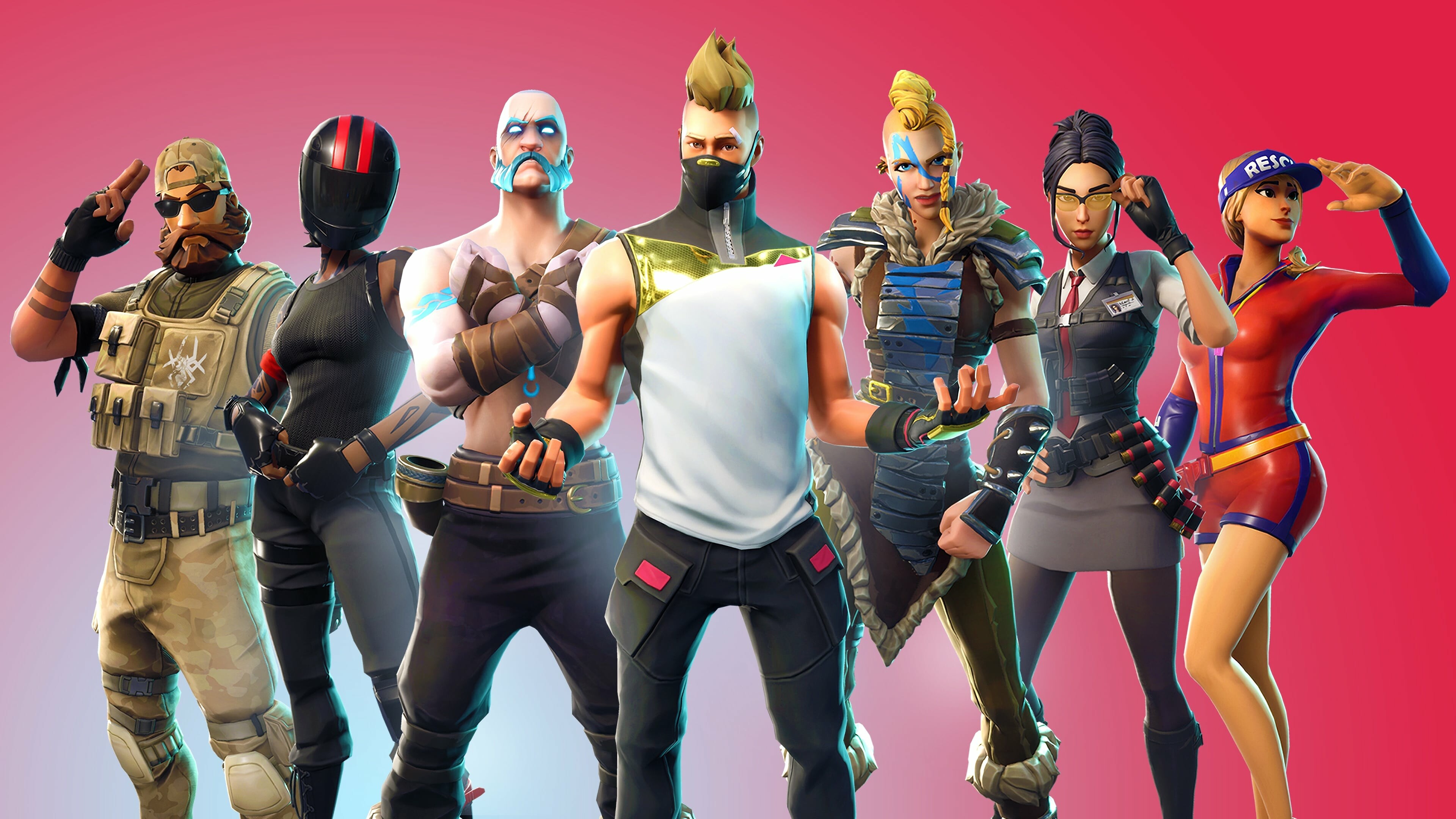 Fortnite: Season 5, Continues the storyline that was started in Season 3, A battle royale game. 3840x2160 4K Background.