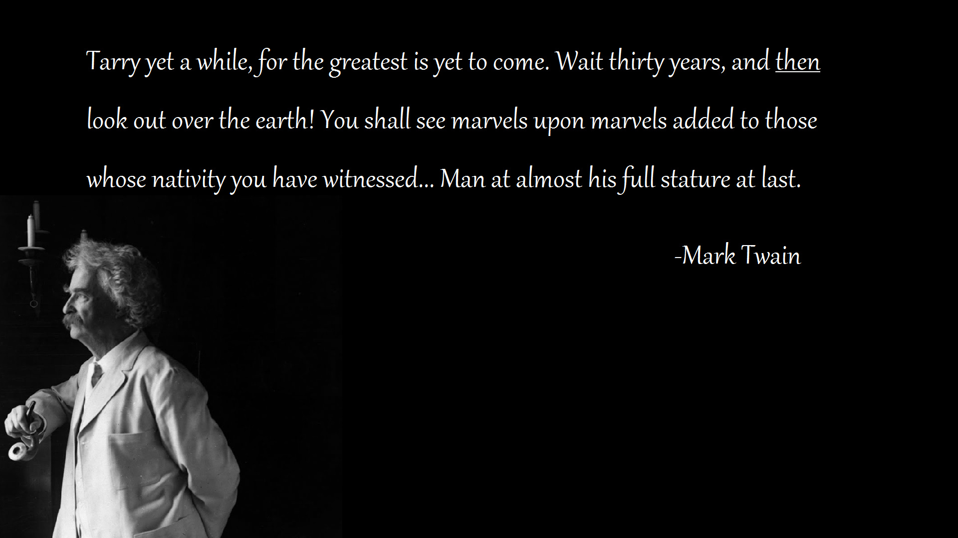 Mark Twain, Wallpaper collection, Iconic quotes, Timeless wisdom, 1920x1080 Full HD Desktop