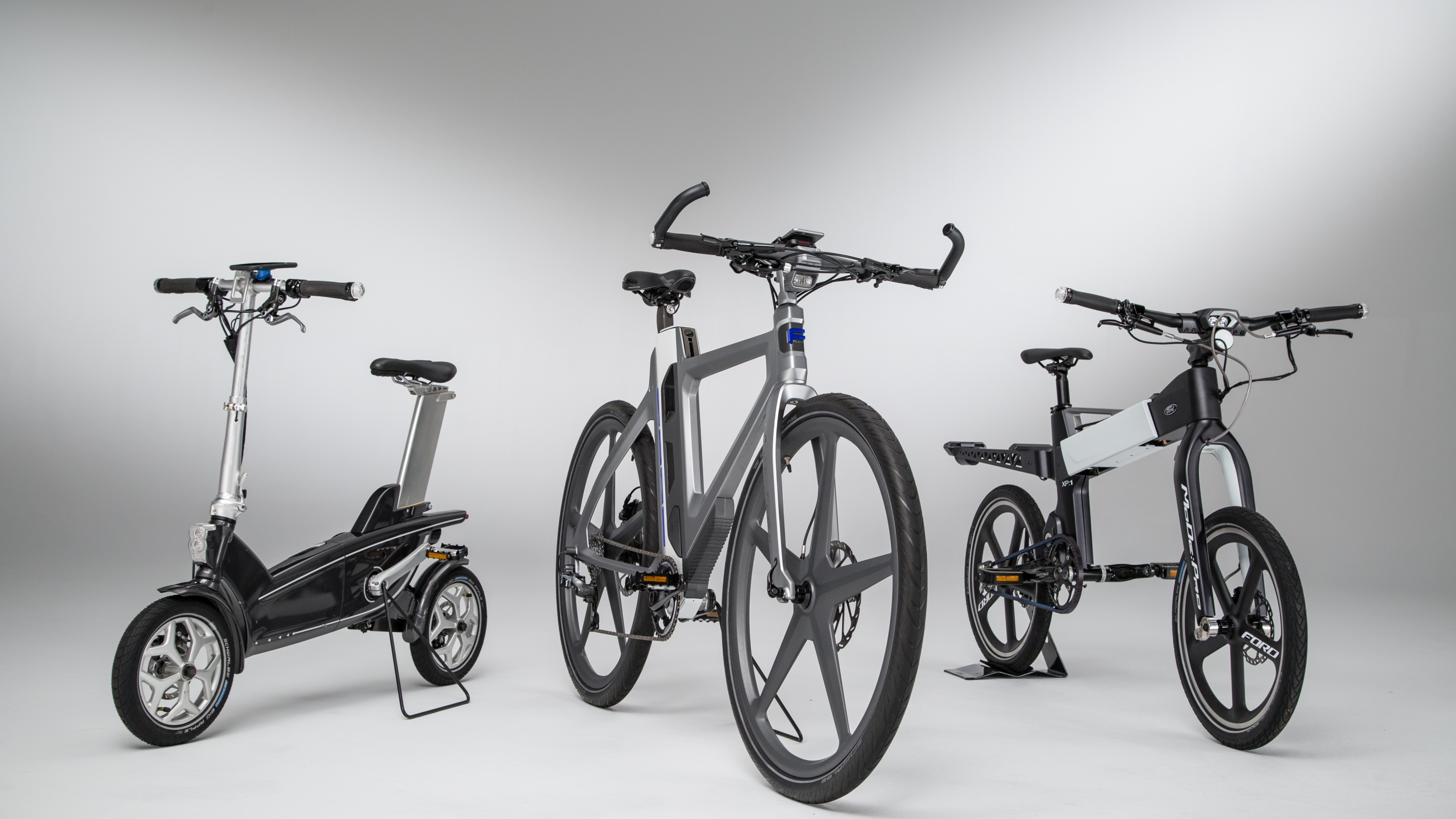E-bike, Ford mode flex, Electric bicicle, Cars bikes, 3840x2160 4K Desktop