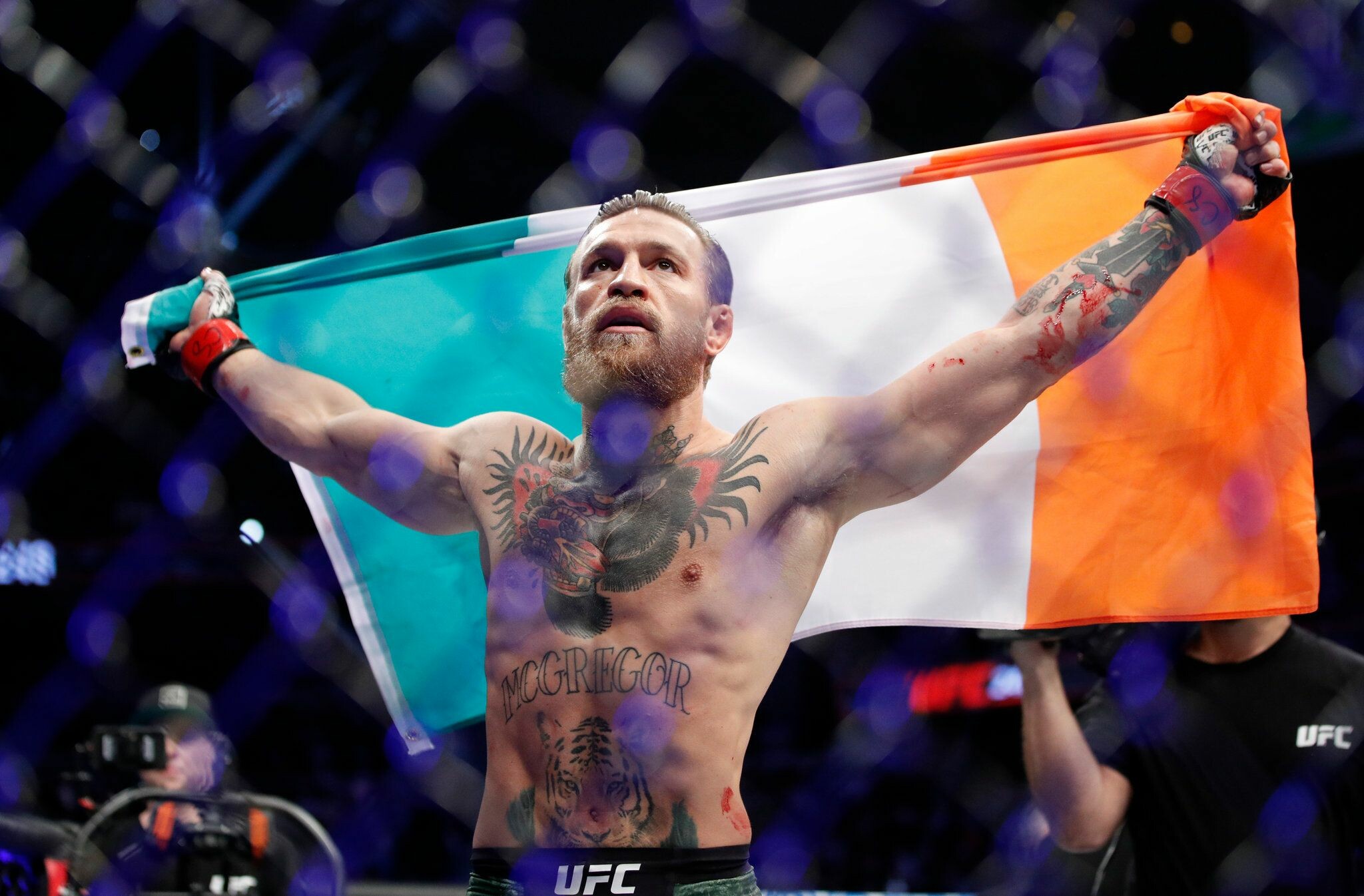 Conor McGregor: He was defeated by Nate Diaz on 5 March 2016 at UFC 196 in a welterweight bout. 2050x1350 HD Background.