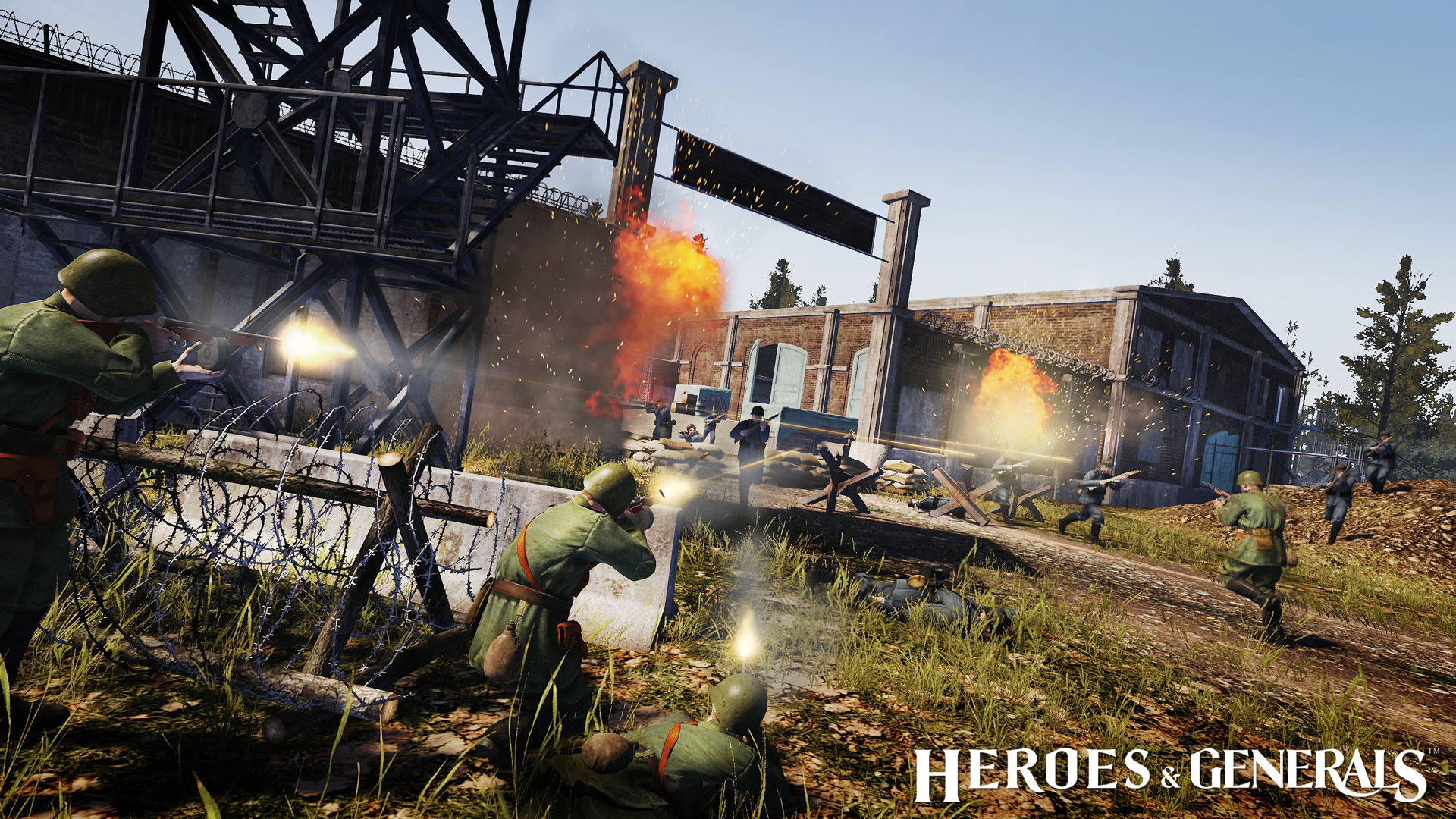 Heroes and Generals, War-themed game, Online gaming, Epic battles, 1920x1080 Full HD Desktop