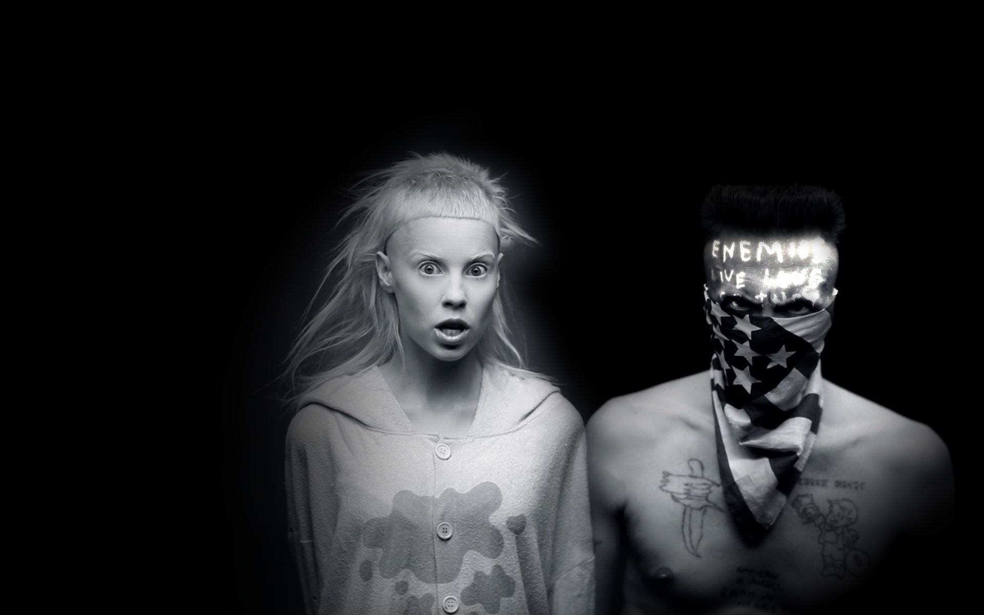 Die Antwoord: A South African rap-rave group formed in Cape Town in 2008. 1920x1200 HD Wallpaper.