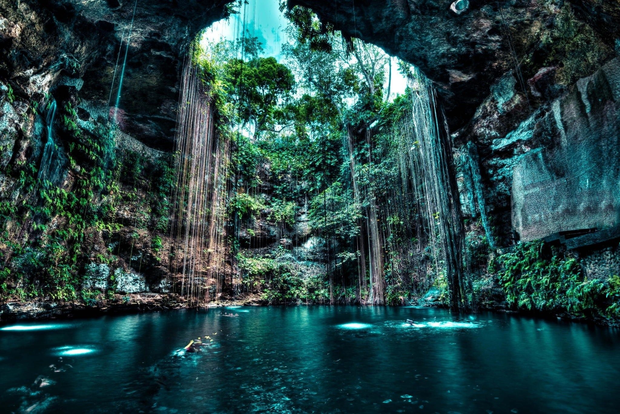 Ik Kil Cenote, Mexico, Travels, Natural wonder, 2050x1370 HD Desktop