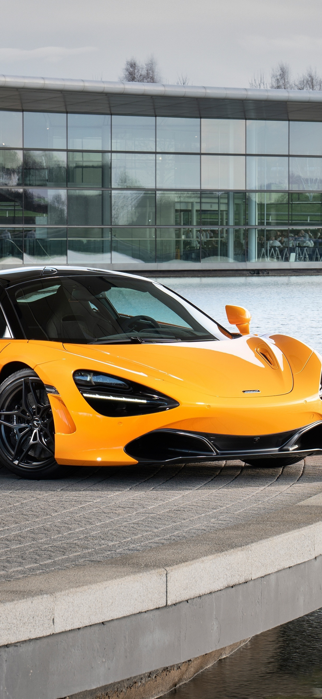 McLaren 720S, Sports Car, Yellow, iPhone Wallpaper, 1130x2440 HD Phone