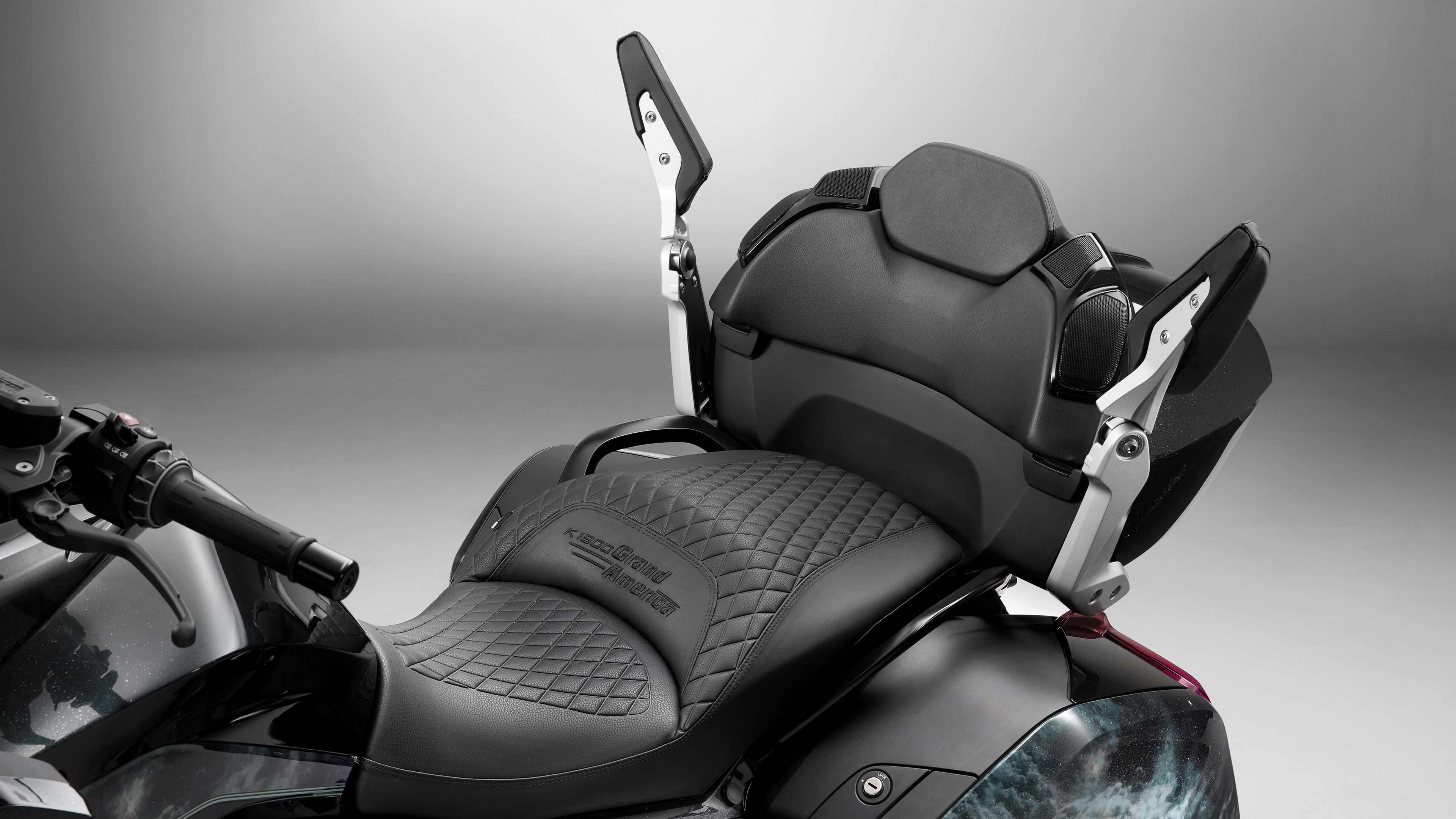 BMW K 1600 Grand America, Touring motorcycle, Comfortable ride, Advanced features, 3840x2160 4K Desktop
