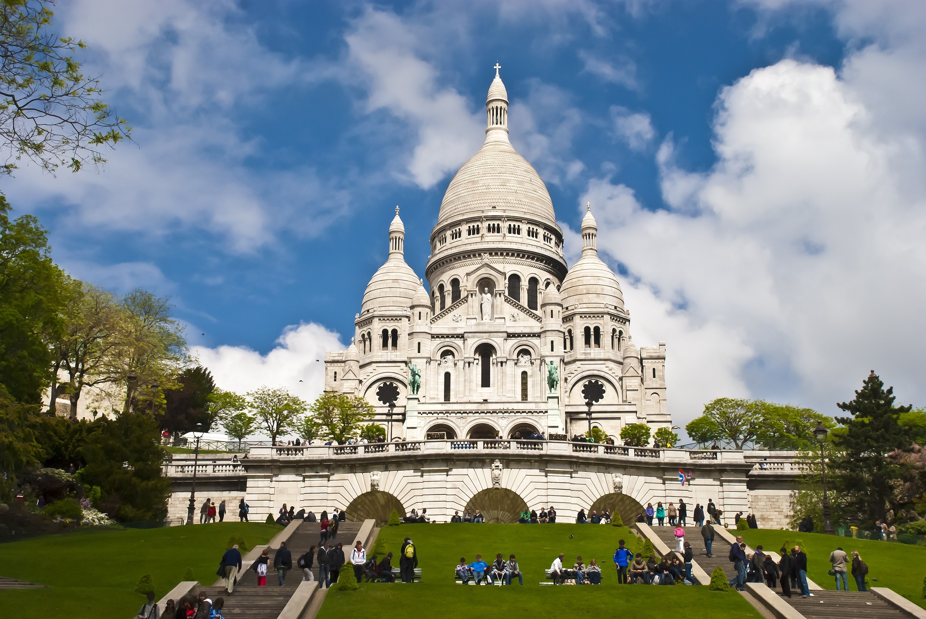 Sacre-Coeur Basilica, Basilique du Sacre-Coeur, Paris, 3080x2060 HD Desktop